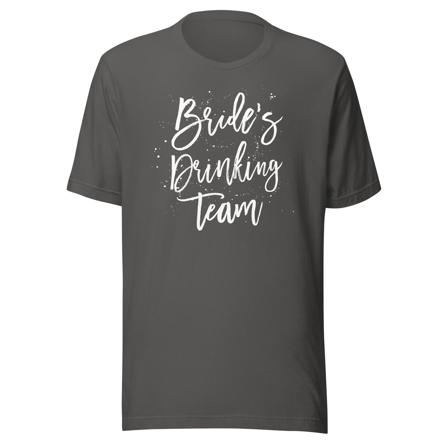 Bride's Drinking Team Bachelorette Party Shirt Bridal Tee T-Shirt