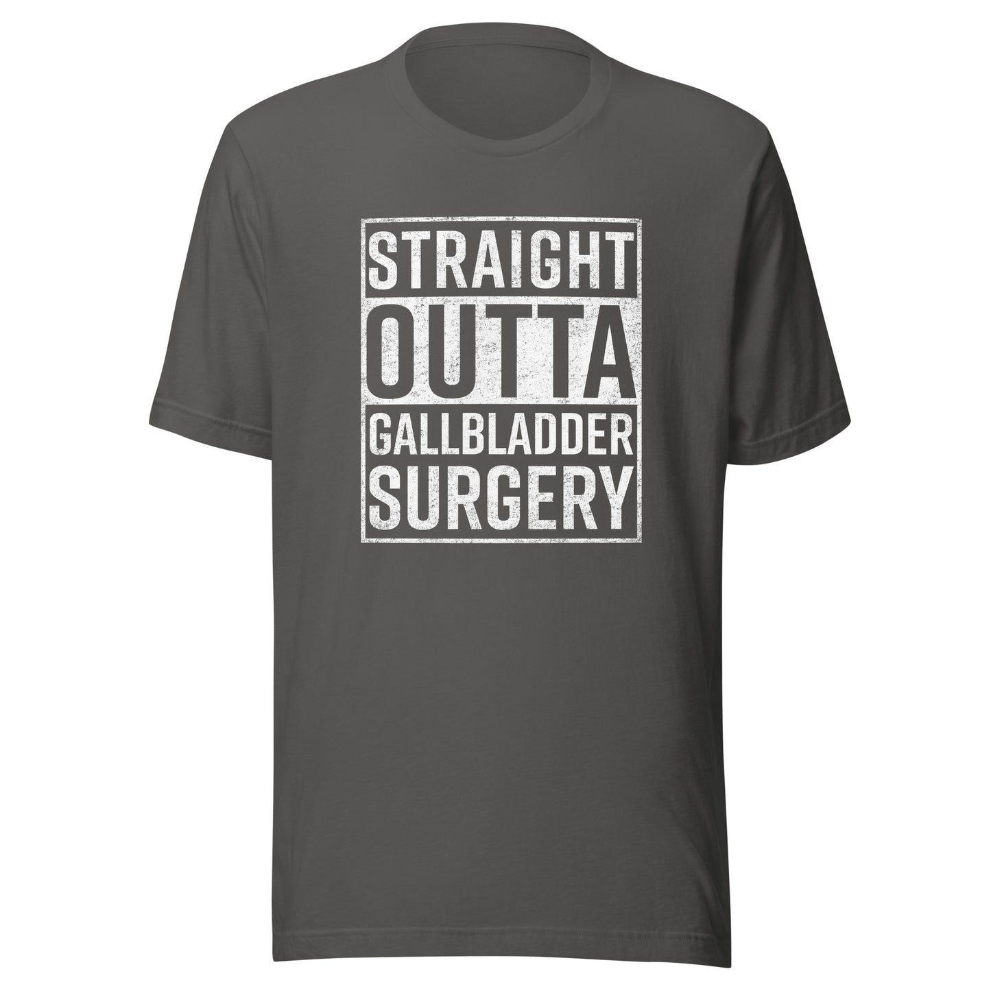 Straight Outta Gallbladder Surgery Shirt Funny Get Well Gift T-Shirt