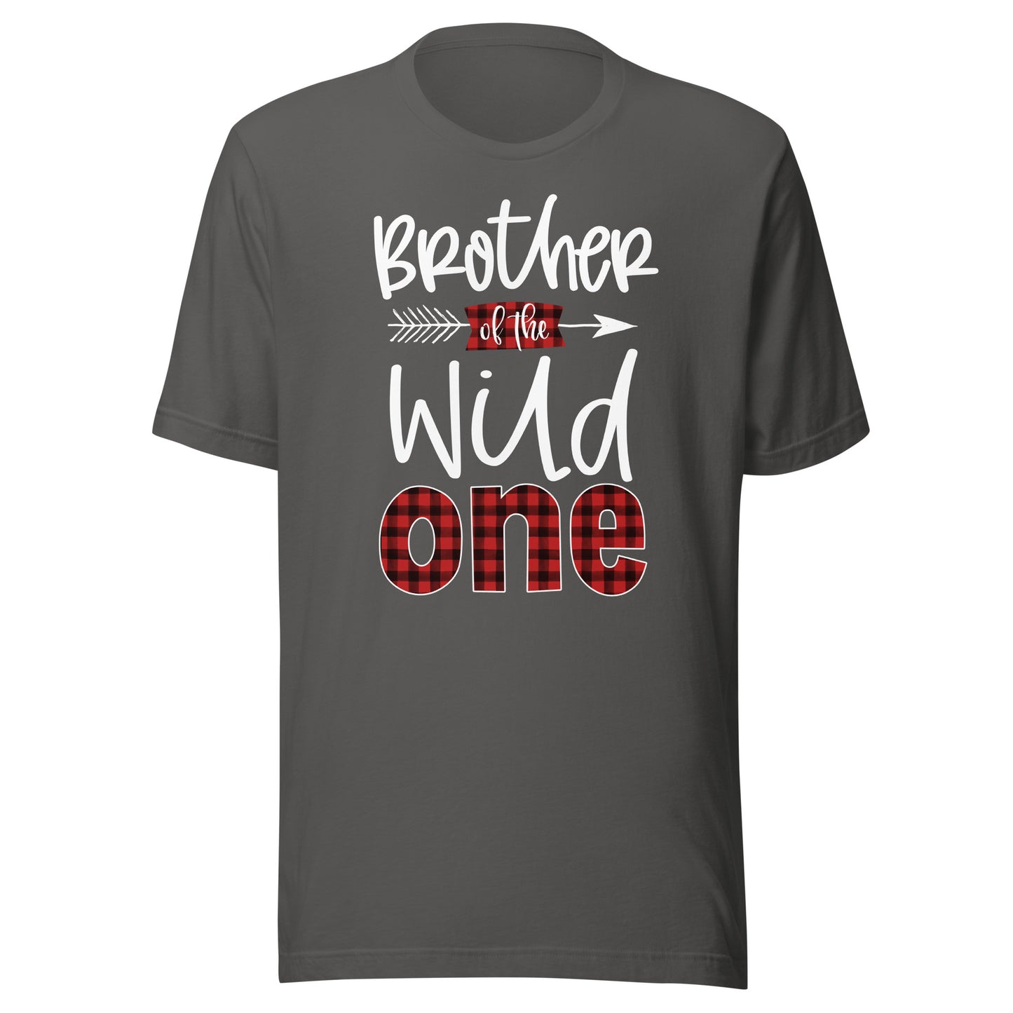 Brother of the Wild One Shirt Plaid Lumberjack 1st Birthday T-Shirt