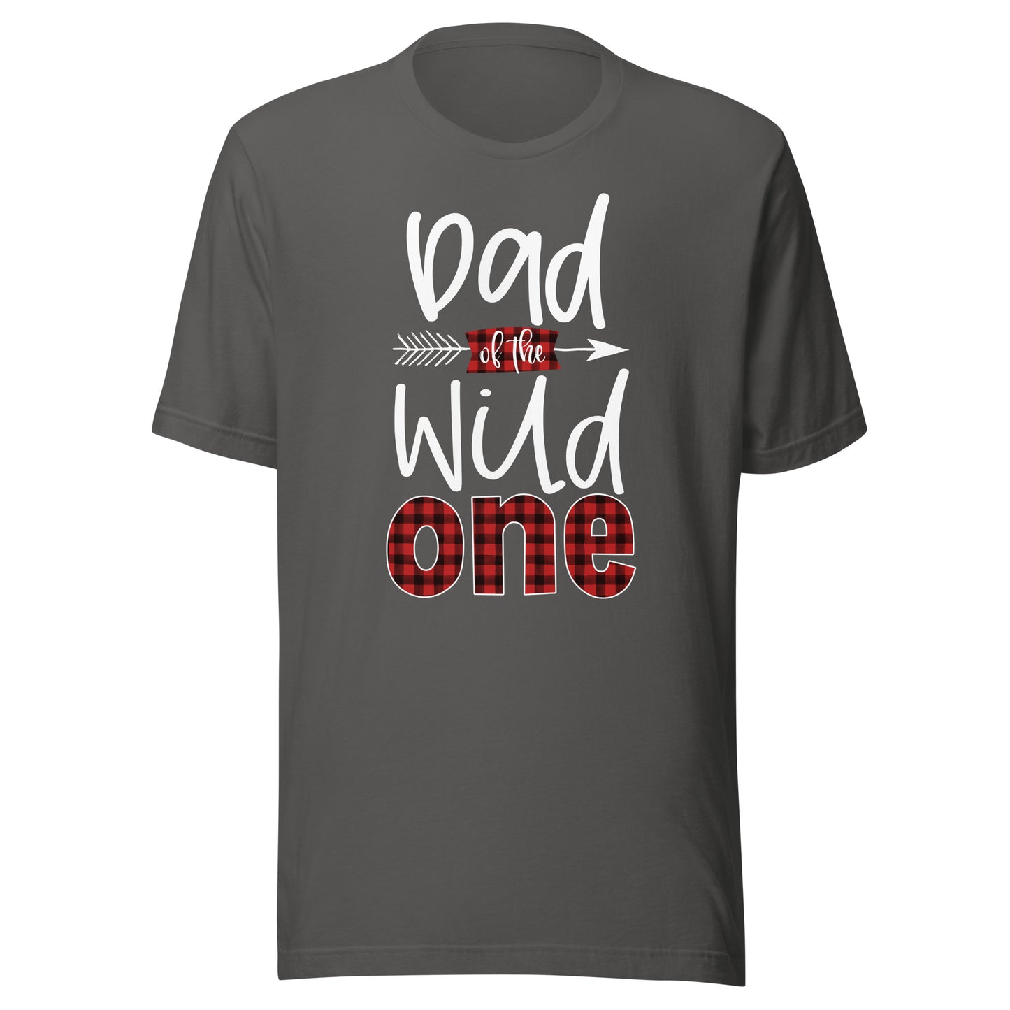 Dad of the Wild One Shirt Plaid Lumberjack 1st Birthday Tee T-Shirt