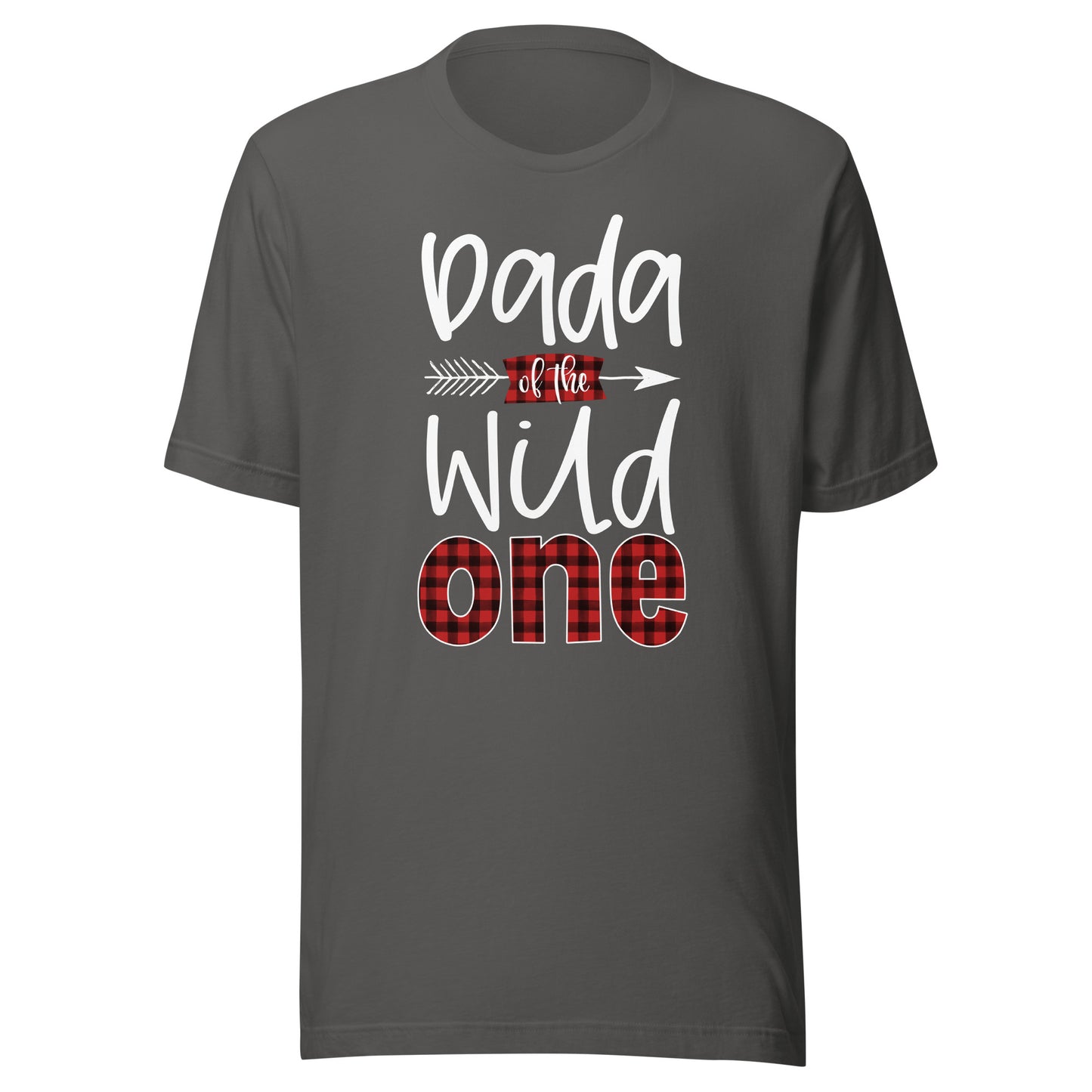 Dada of the Wild One Buffalo Plaid Lumberjack 1st Birthday T-Shirt