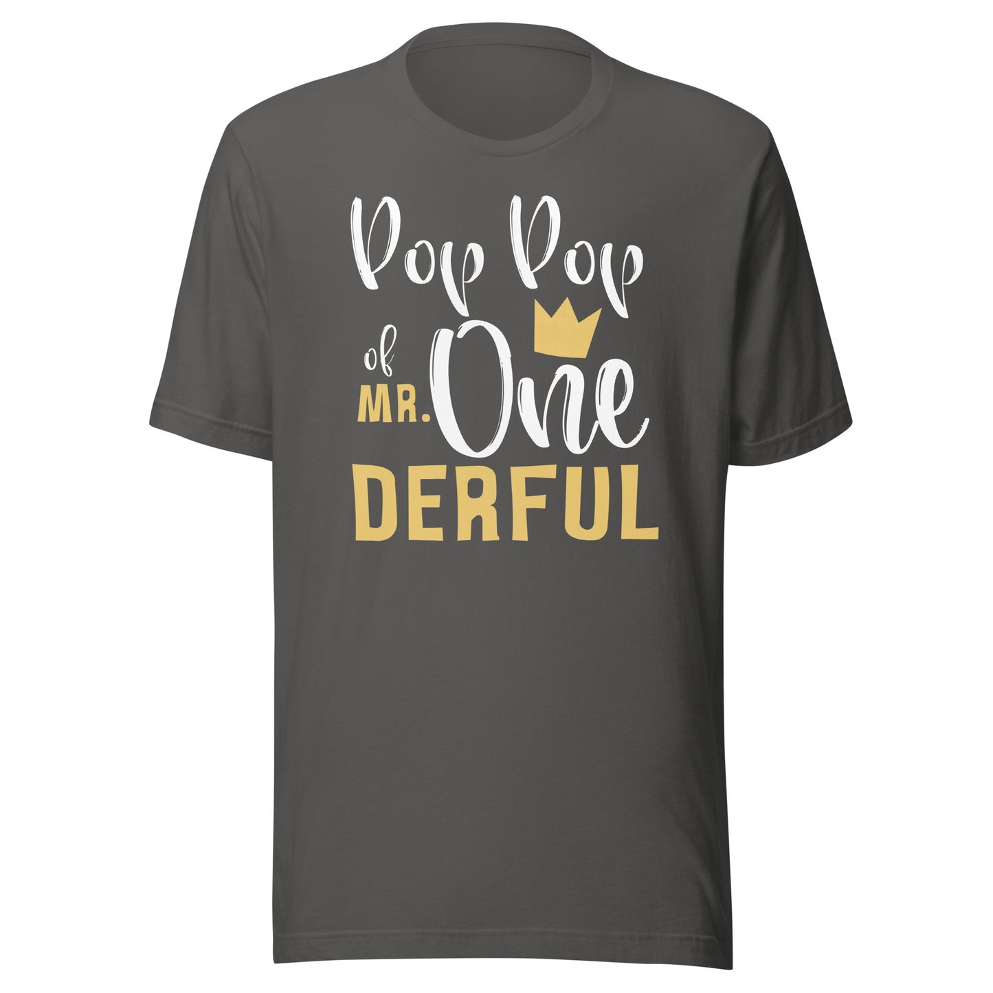 Pop Pop of Mr Onederful 1st Birthday First One-Derful Party T-Shirt