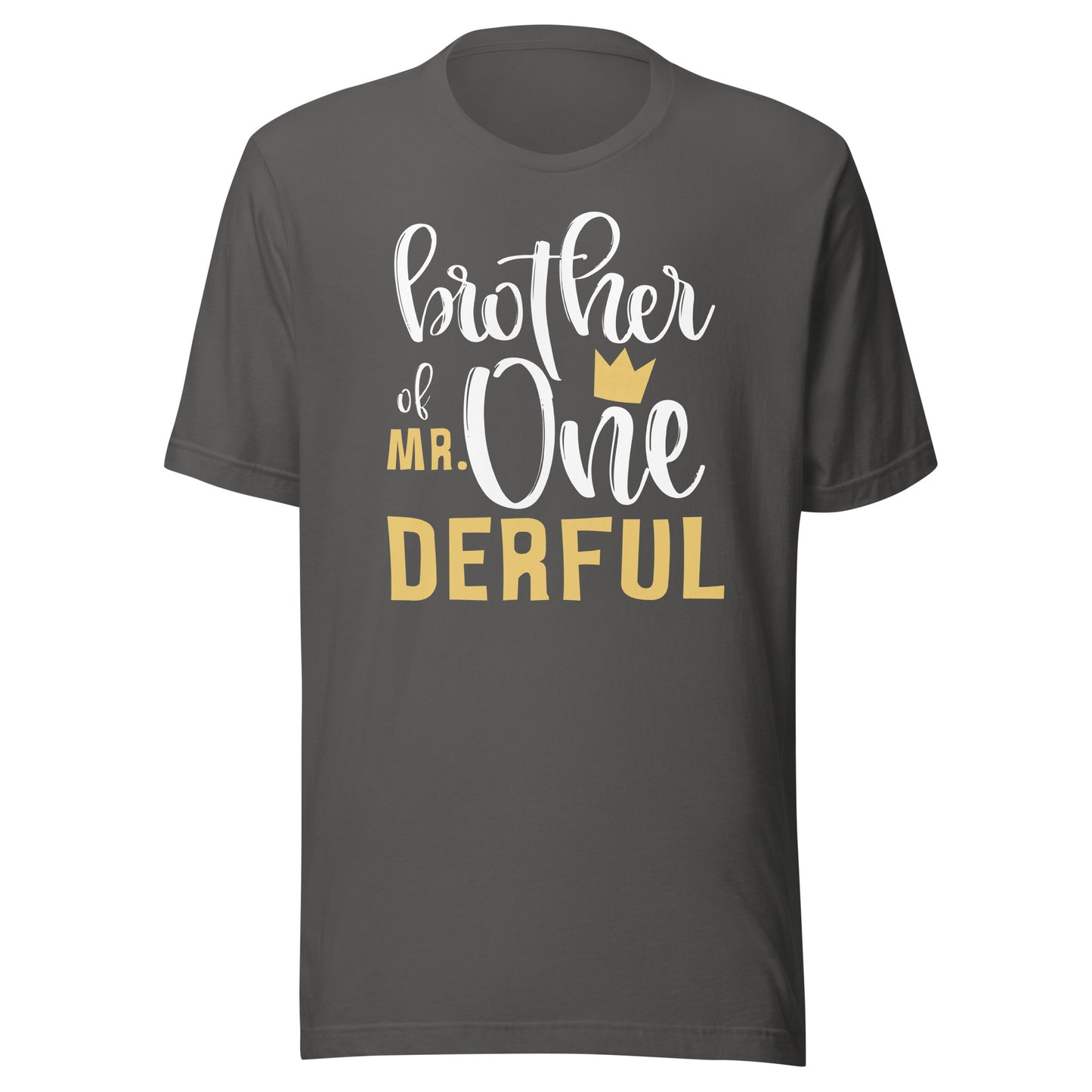 Brother of Mr Onederful 1st Birthday One-Derful Matching T-Shirt