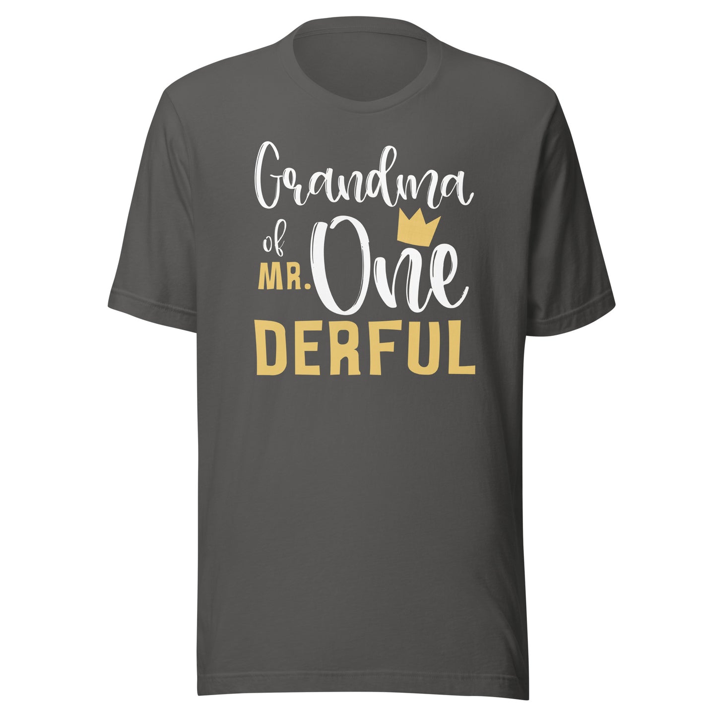 Grandma of Mr Onederful 1st Birthday First One-Derful Party T-Shirt