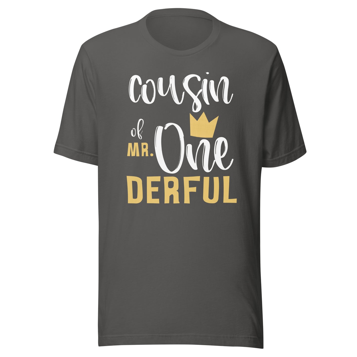 Cousin of Mr Onederful 1st Birthday 1 One-Derful Matching T-Shirt