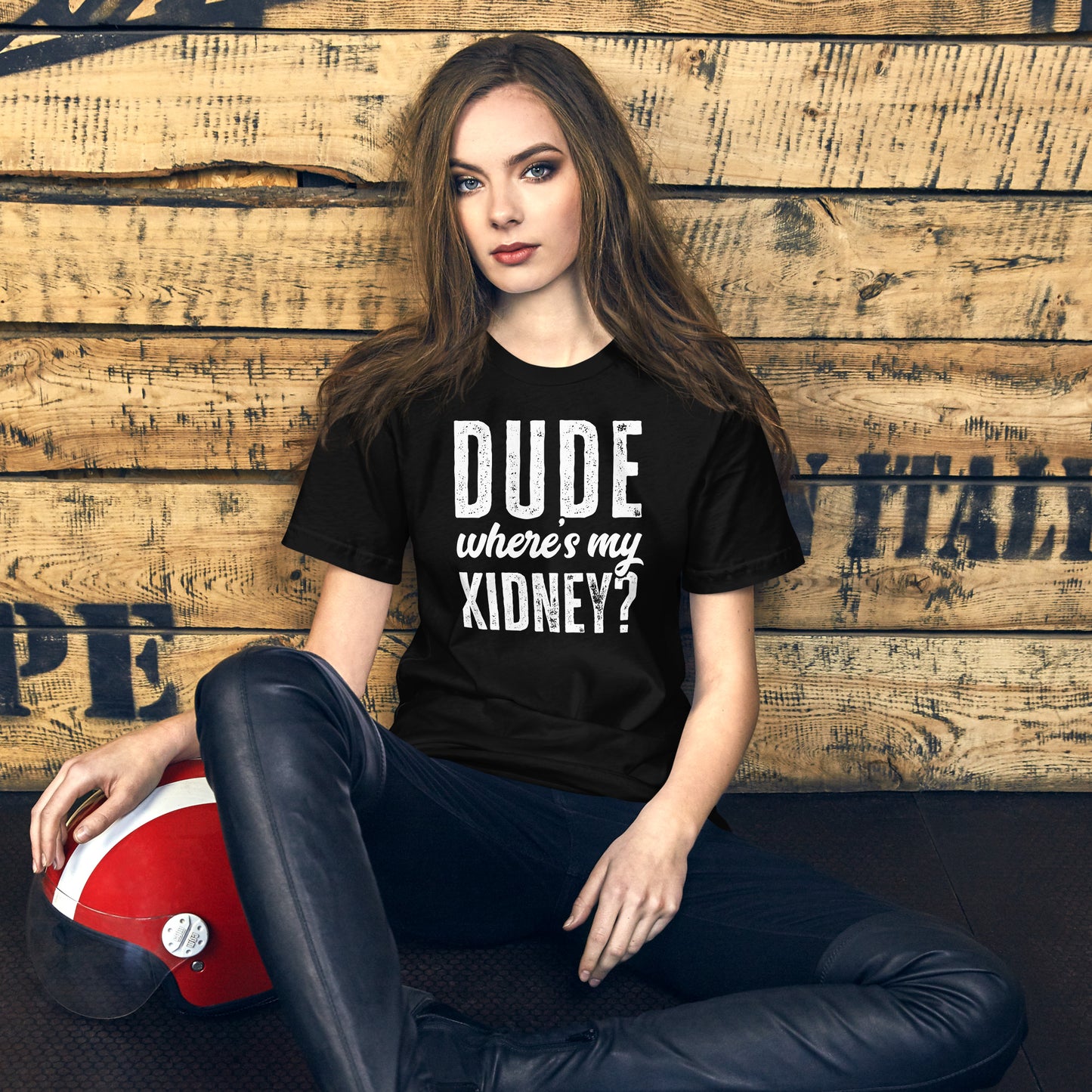 Dude Wheres My Kidney Shirt Funny Get Well Surgery Gag Gift T-Shirt