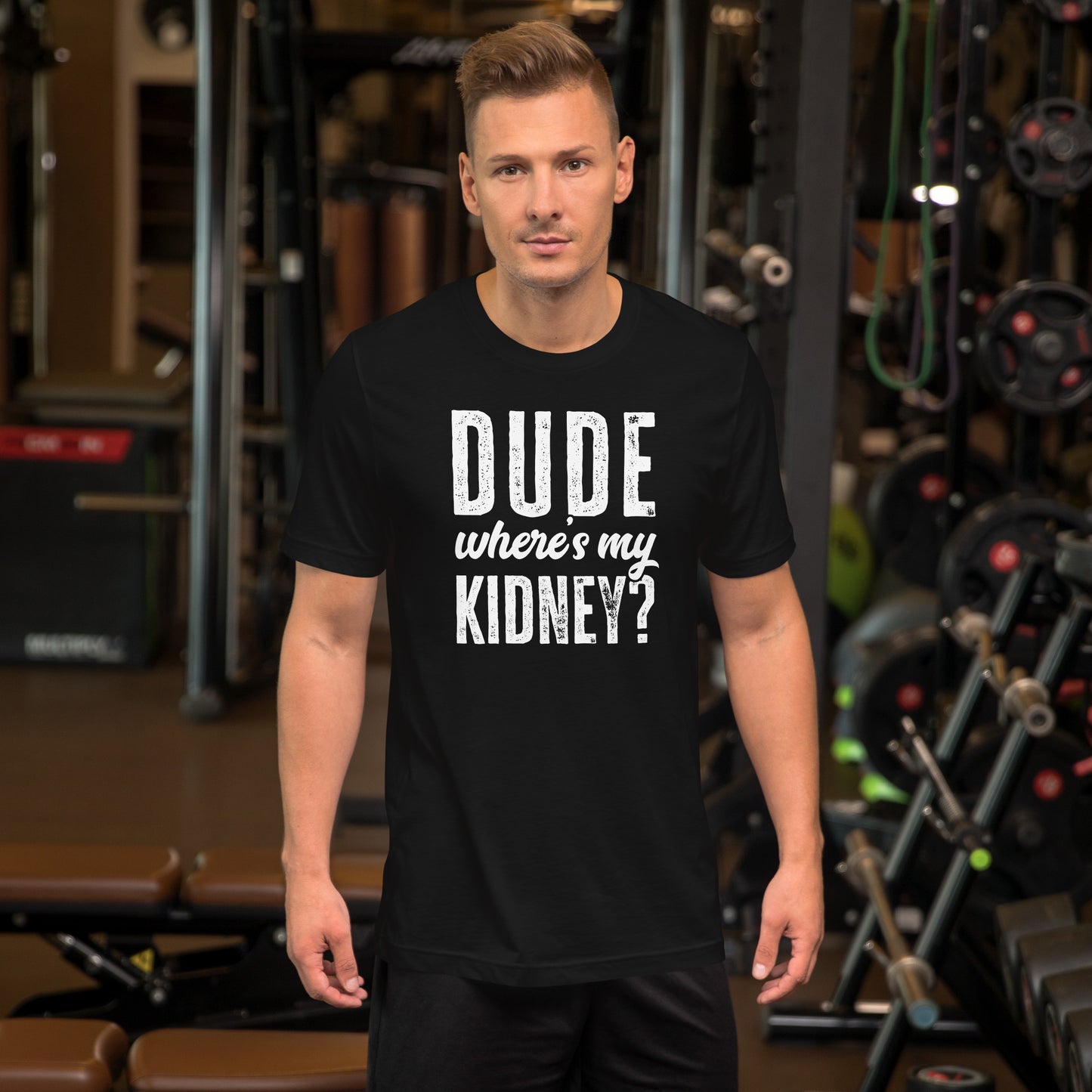 Dude Wheres My Kidney Shirt Funny Get Well Surgery Gag Gift T-Shirt