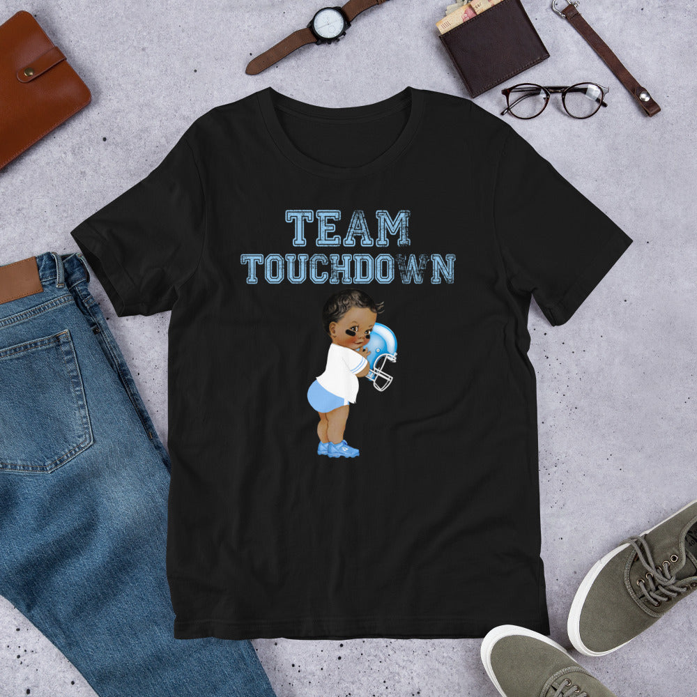 Team Touchdown Boy Shirt Gender Reveal Baby Shower Tutu Gift T-Shirt