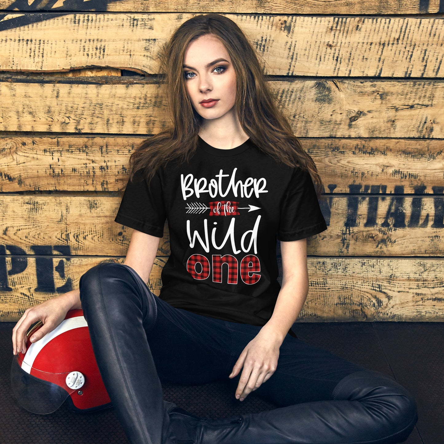 Brother of the Wild One Shirt Plaid Lumberjack 1st Birthday T-Shirt