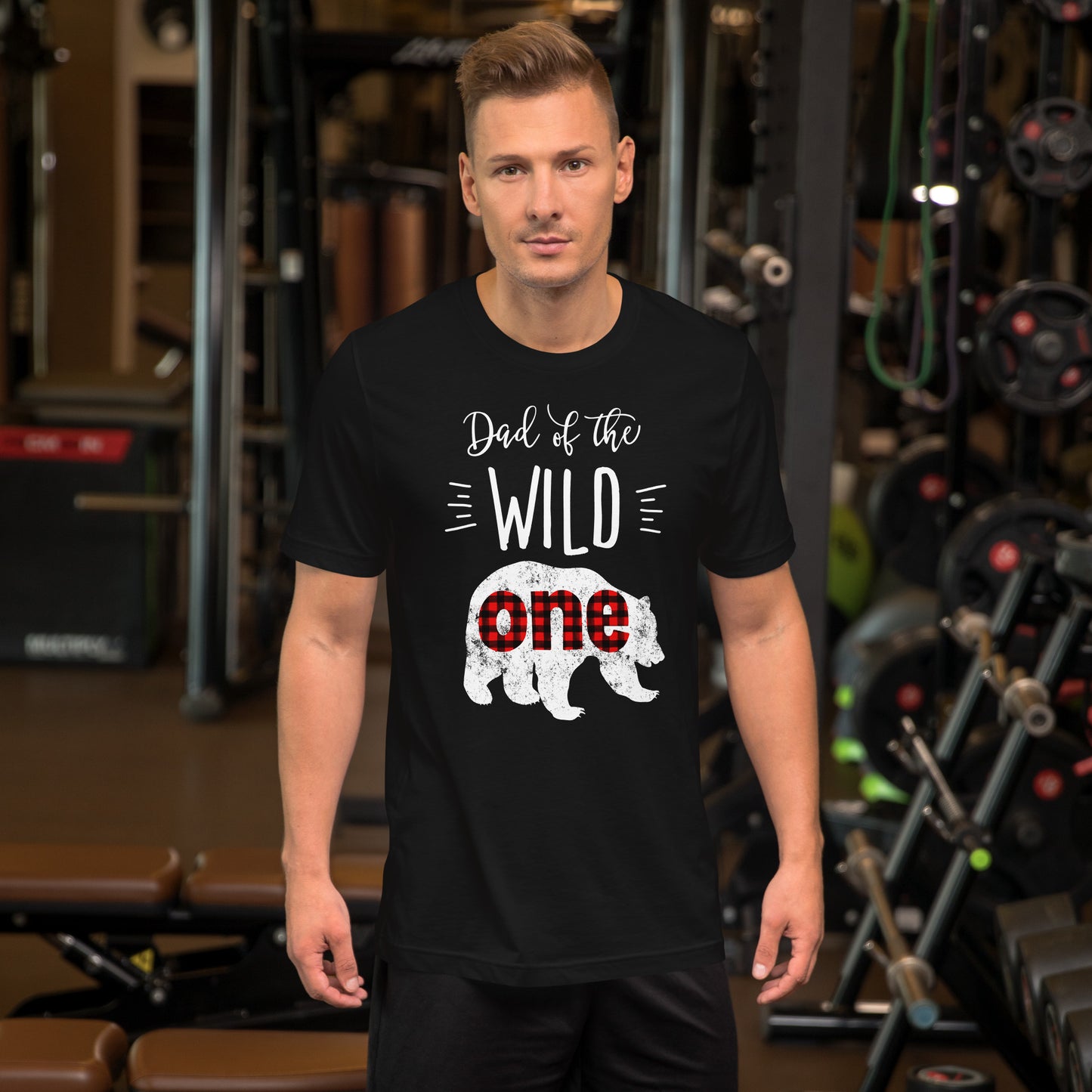 Dad of the Wild One Shirt Bear Lumberjack 1st Birthday Tee T-Shirt