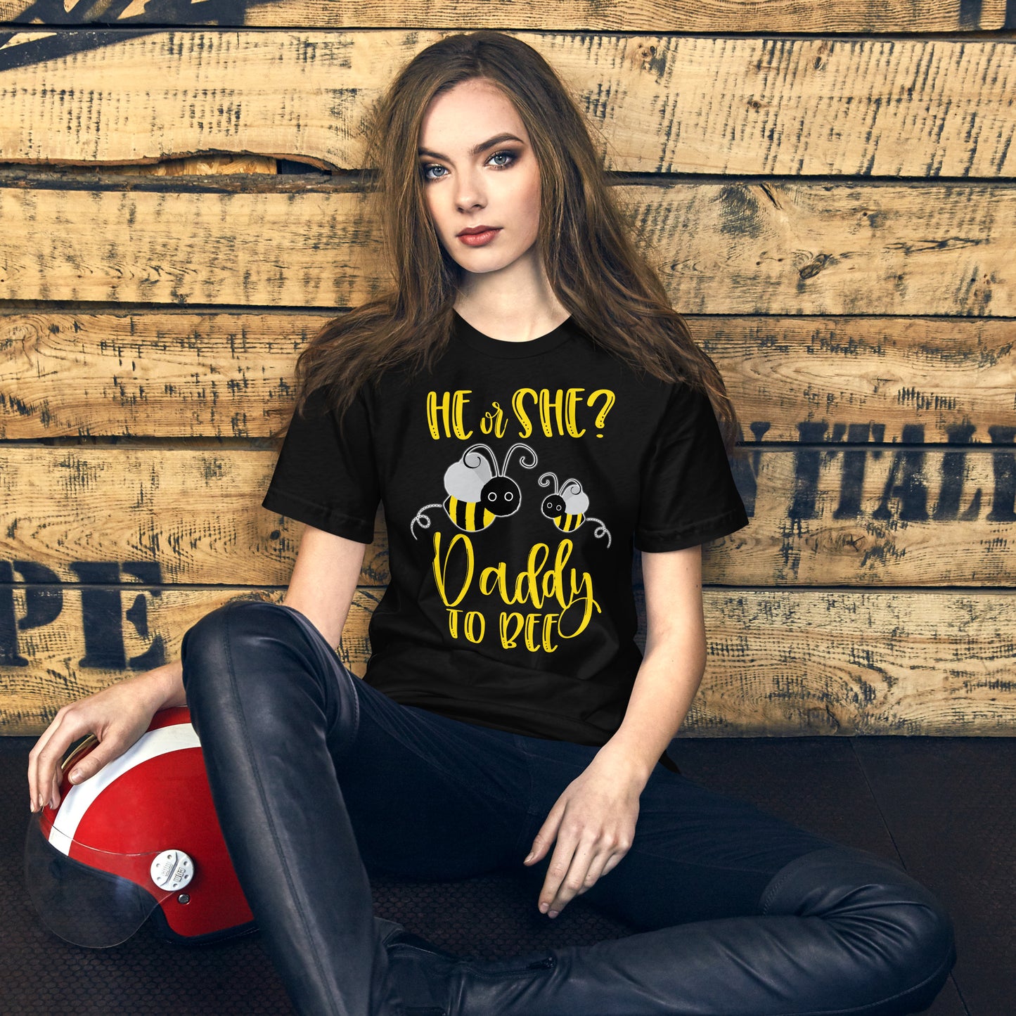 Daddy Shirt What Will It Bee Gender Reveal He or She Tee T-Shirt