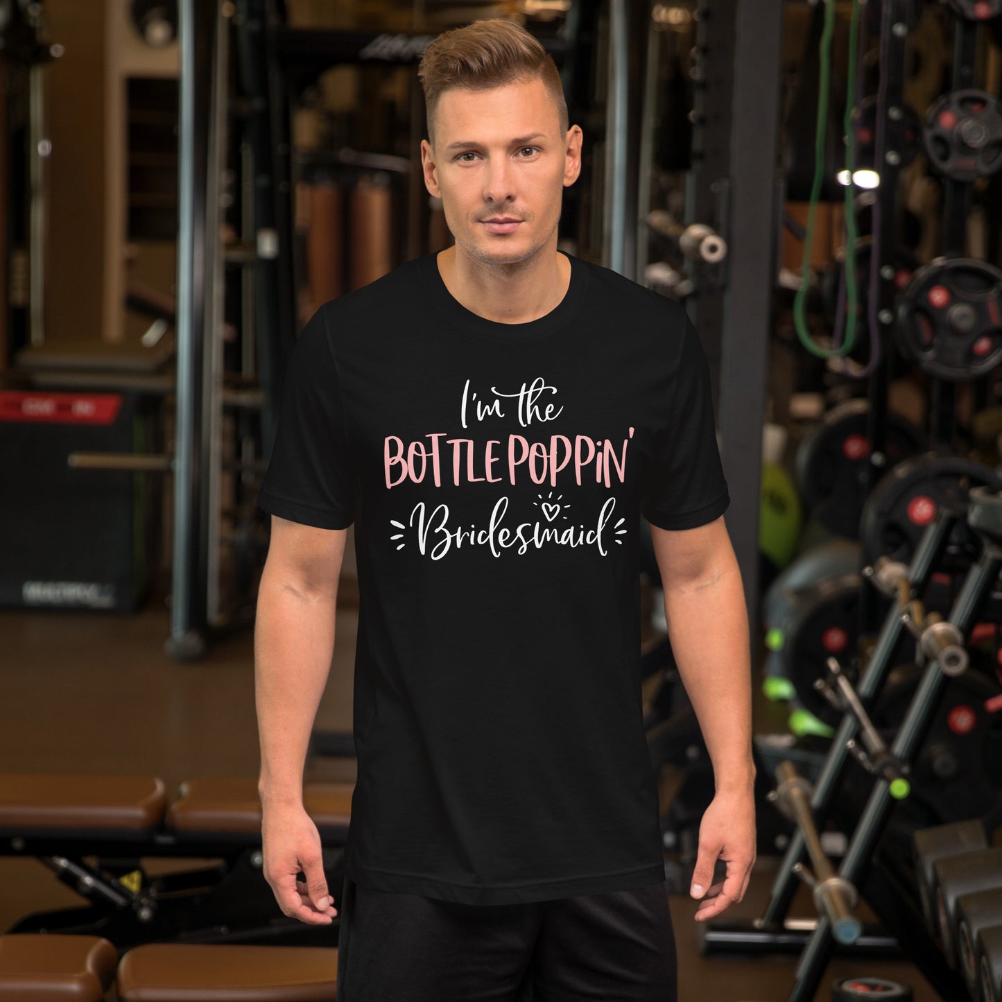 Bottle Poppin' Bridesmaid Shirt Funny Matching Bachelorette T-Shirt