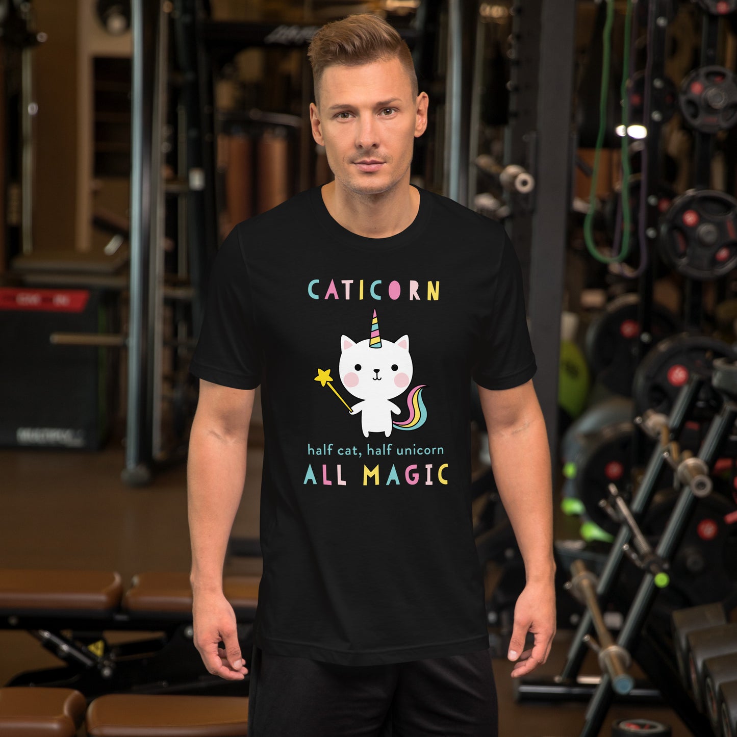 Caticorn Half Cat Unicorn Shirt Cute Girls Meowgical Theme T-Shirt