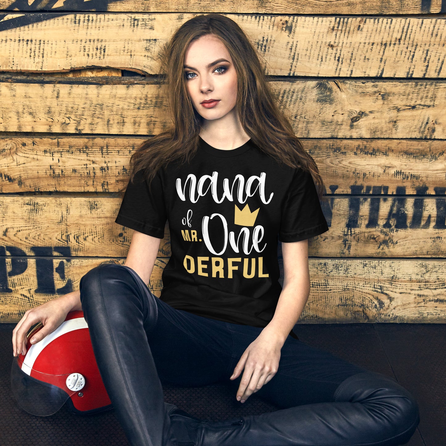 Nana of Mr Onederful 1st Birthday First One-Derful Matching T-Shirt