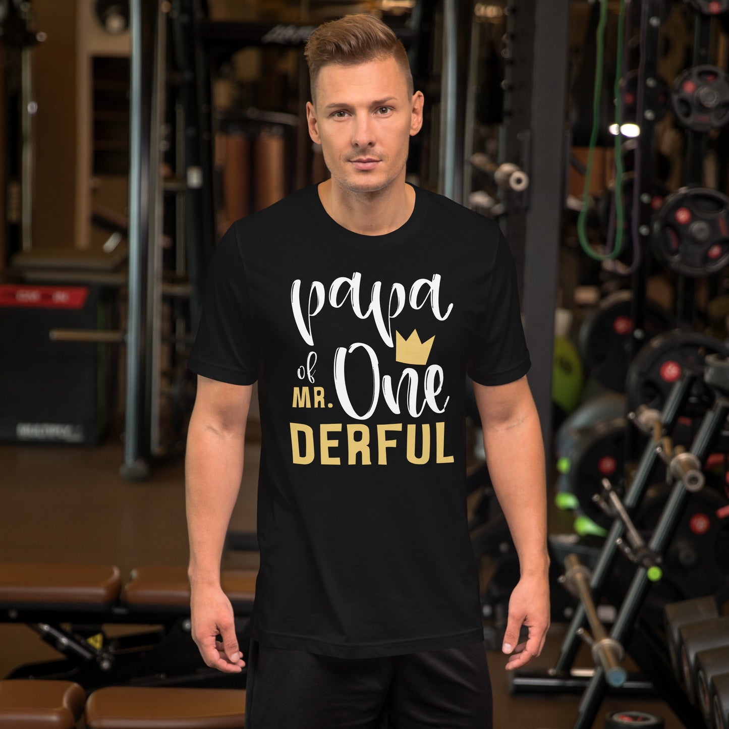 Papa of Mr Onederful 1st Birthday First One-Derful Matching T-Shirt