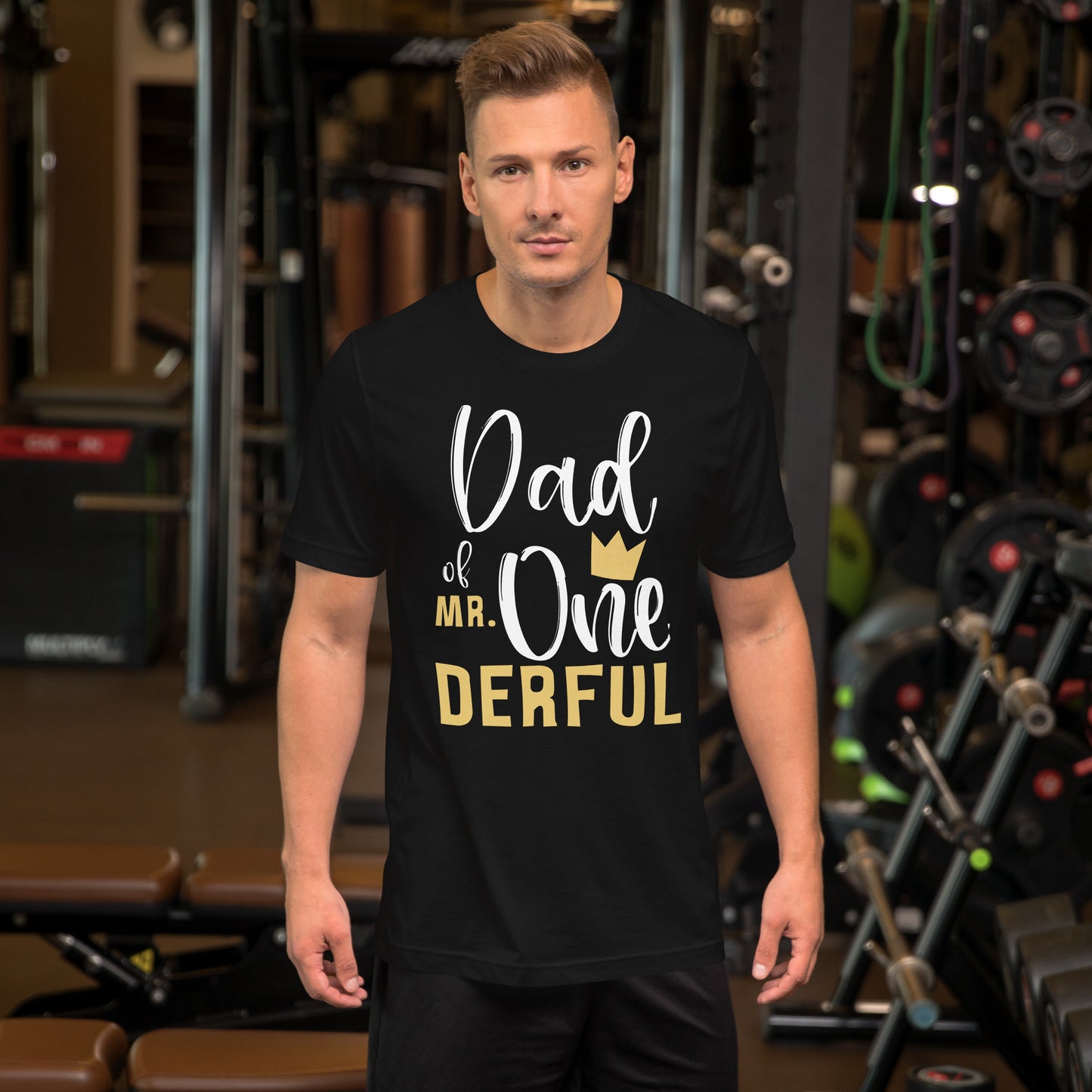 Dad of Mr Onederful 1st Birthday First One-Derful Matching T-Shirt