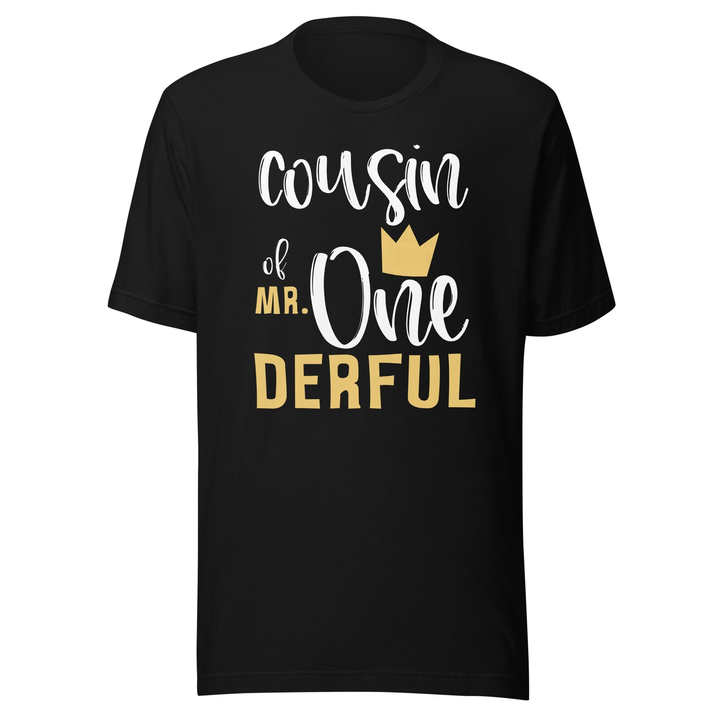 Cousin of Mr Onederful 1st Birthday 1 One-Derful Matching T-Shirt