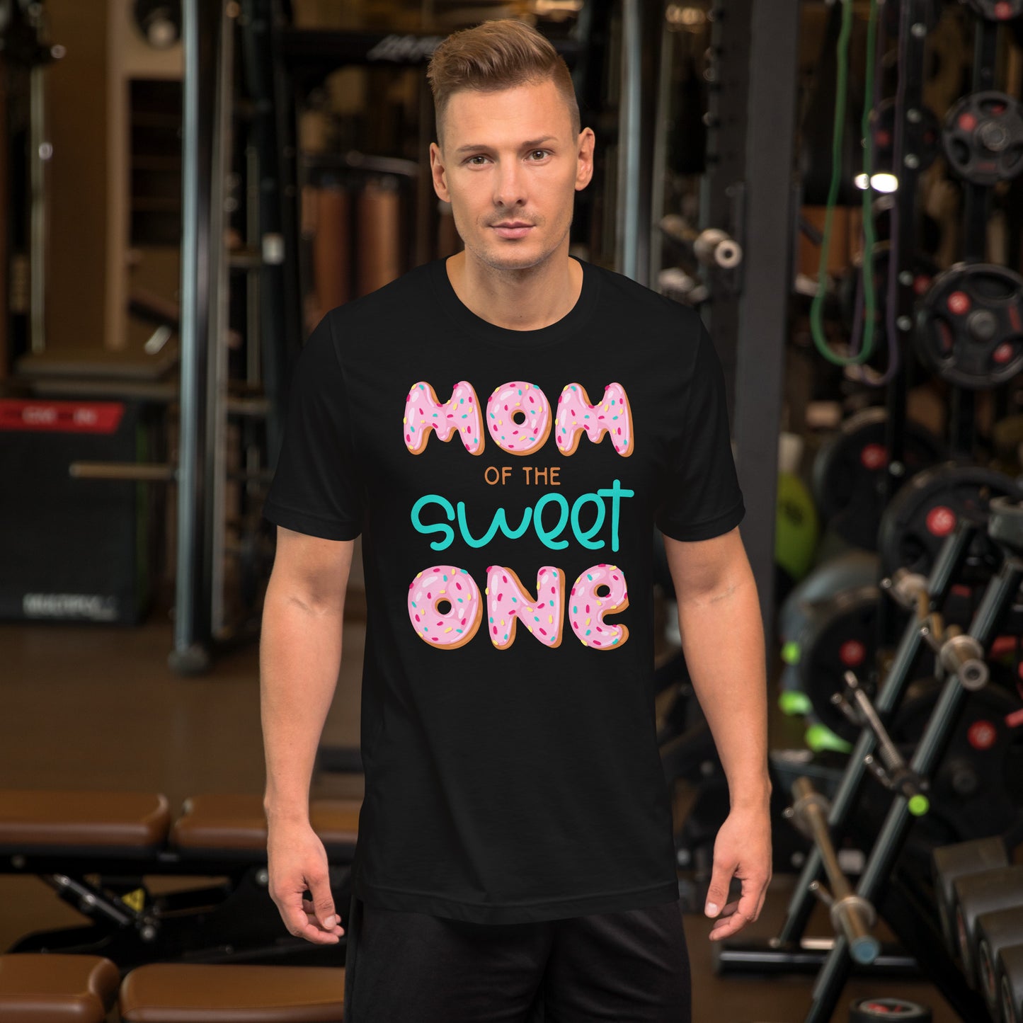 Mom of Sweet One 1st First Birthday Matching Family Donut T-Shirt