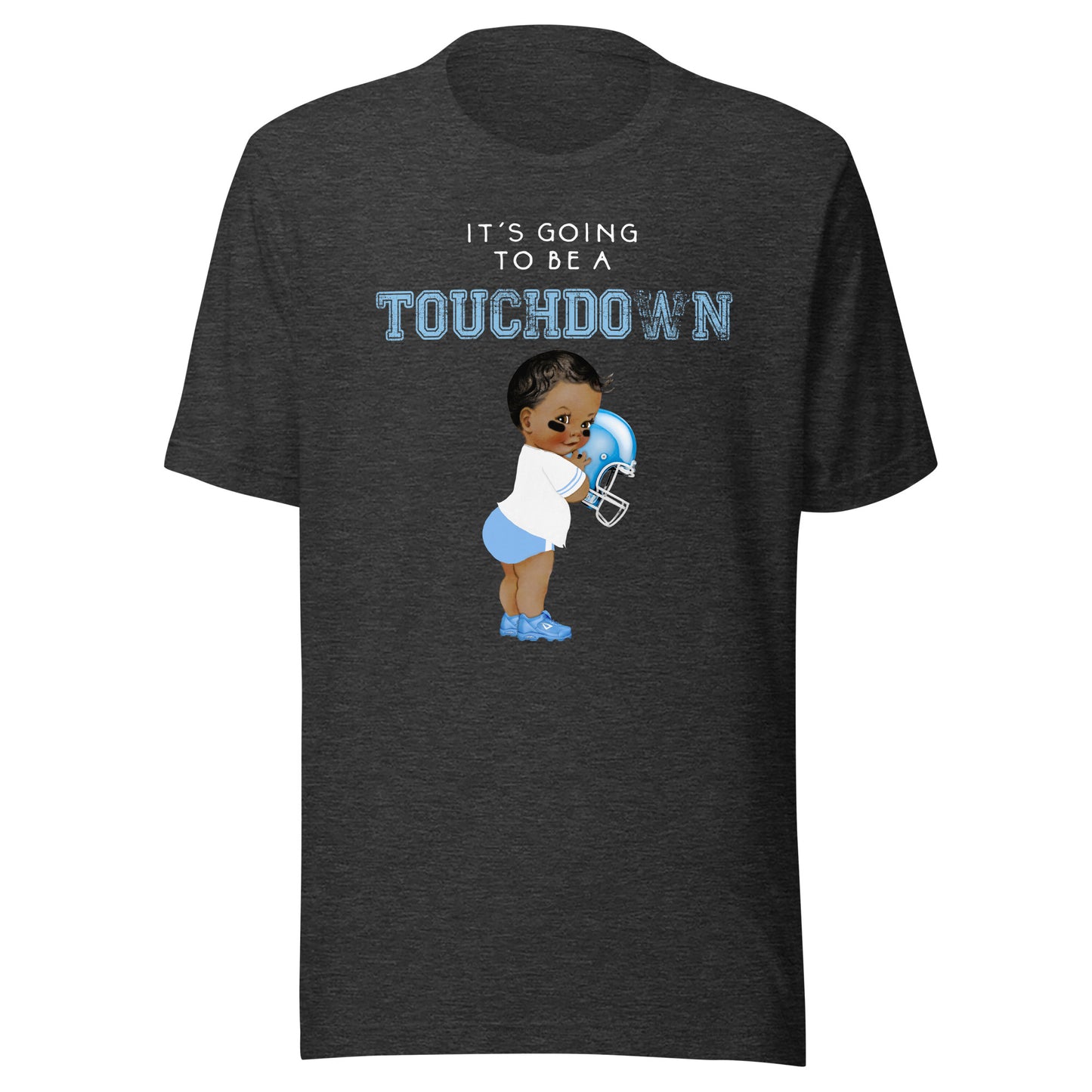 Its A Boy Gender Reveal Shirt Touchdown Tutu Baby Shower Tee T-Shirt