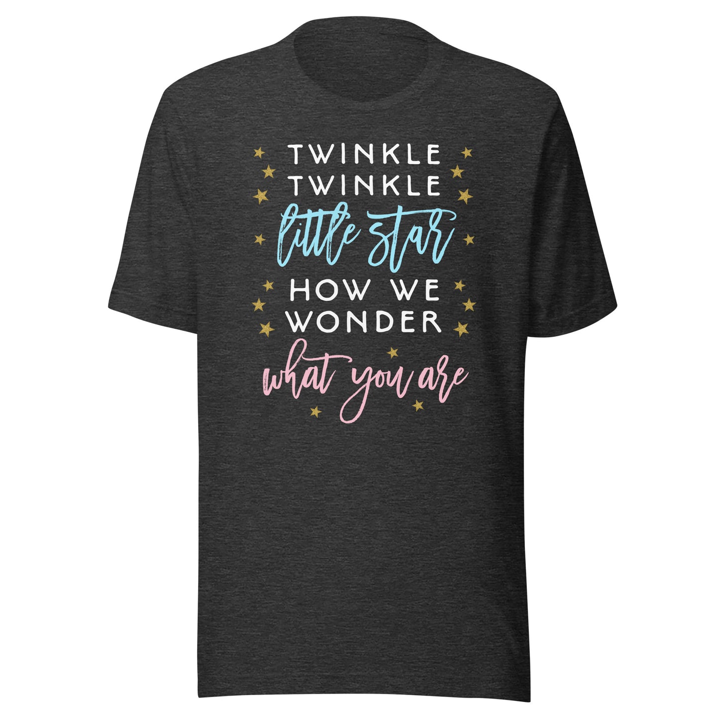 Twinkle Little Star Gender Reveal Shirt Baby Shower Tee Gift T-Shirt