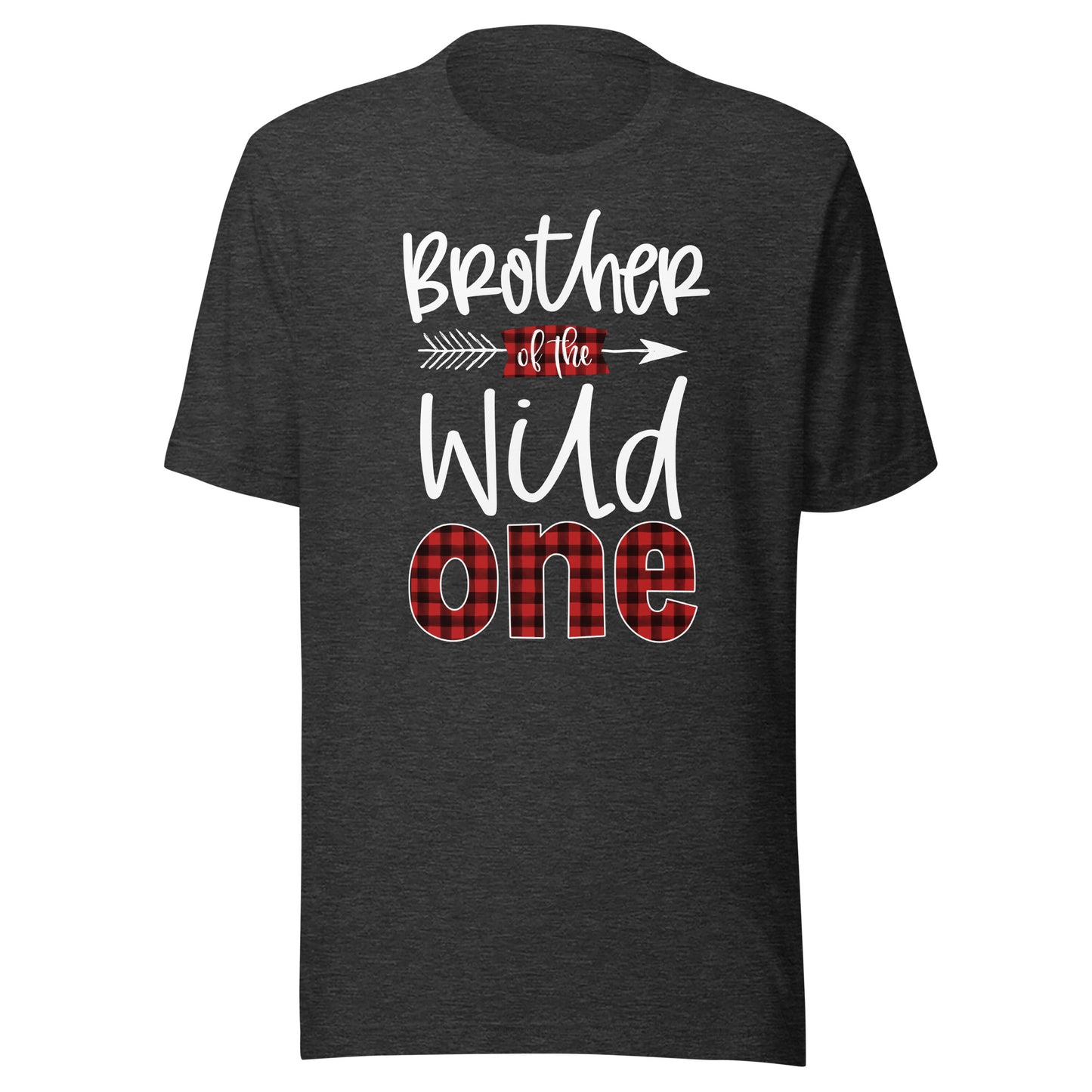 Brother of the Wild One Shirt Plaid Lumberjack 1st Birthday T-Shirt