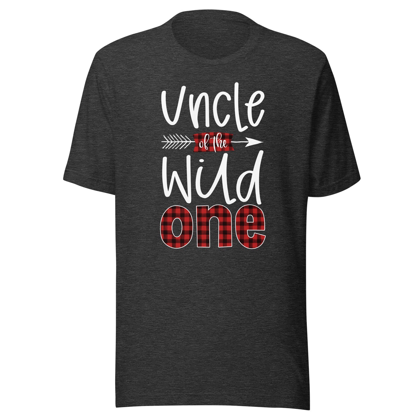 Uncle of the Wild One Shirt Plaid Lumberjack 1st Birthday T-Shirt