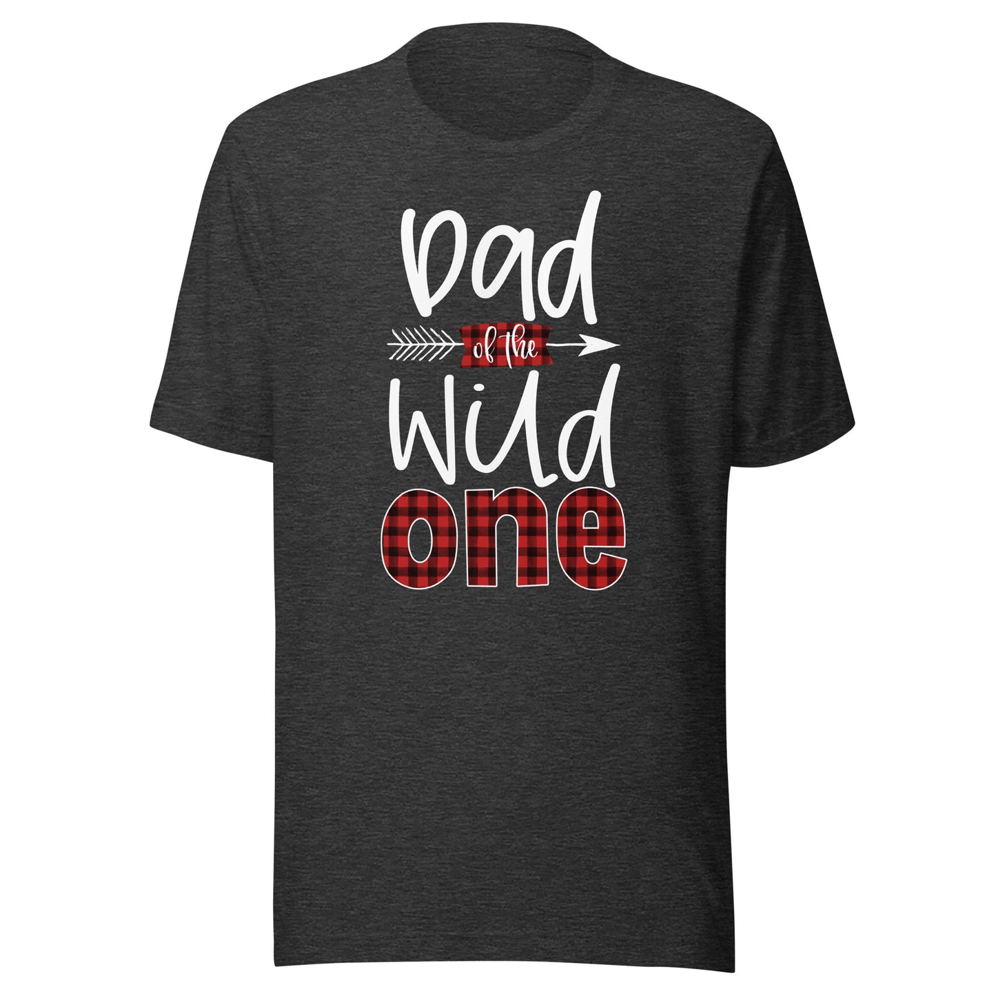 Dad of the Wild One Shirt Plaid Lumberjack 1st Birthday Tee T-Shirt