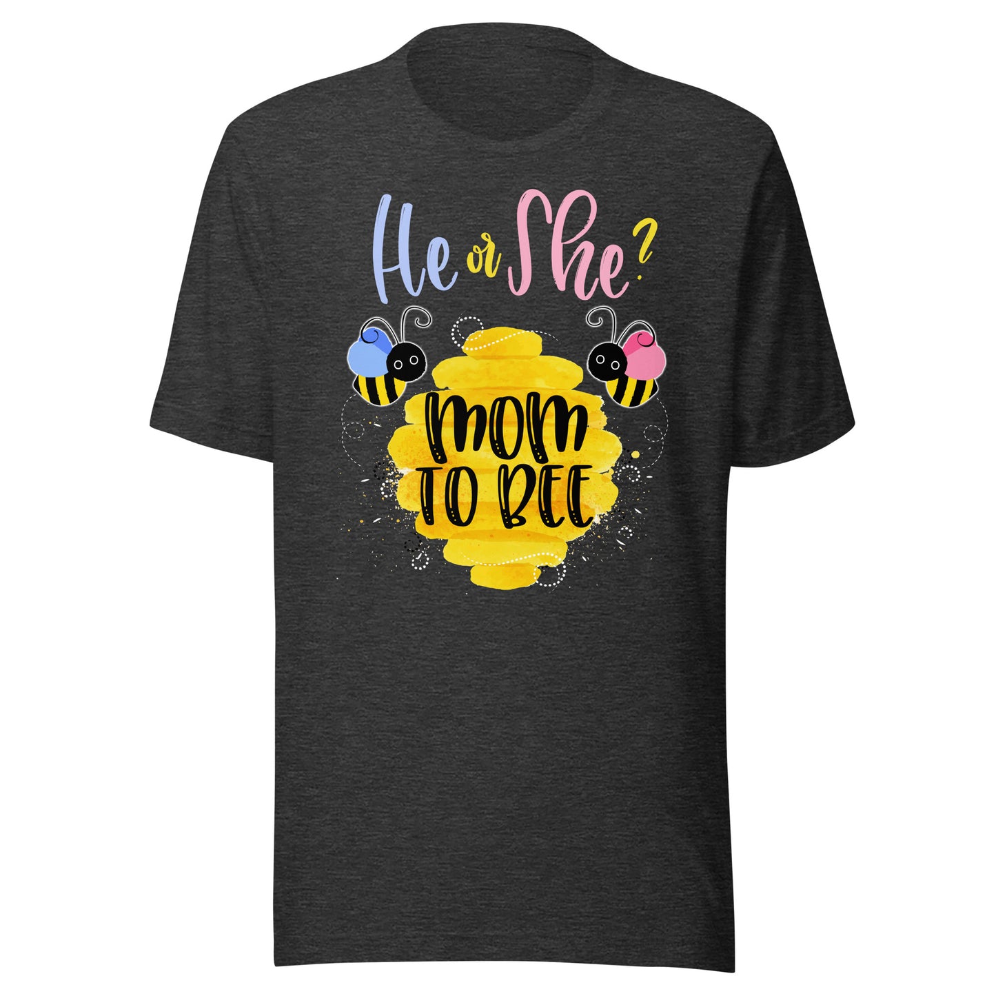 Gender Reveal What Will It Bee Shirt He or She Mom T-Shirt s T-Shirt