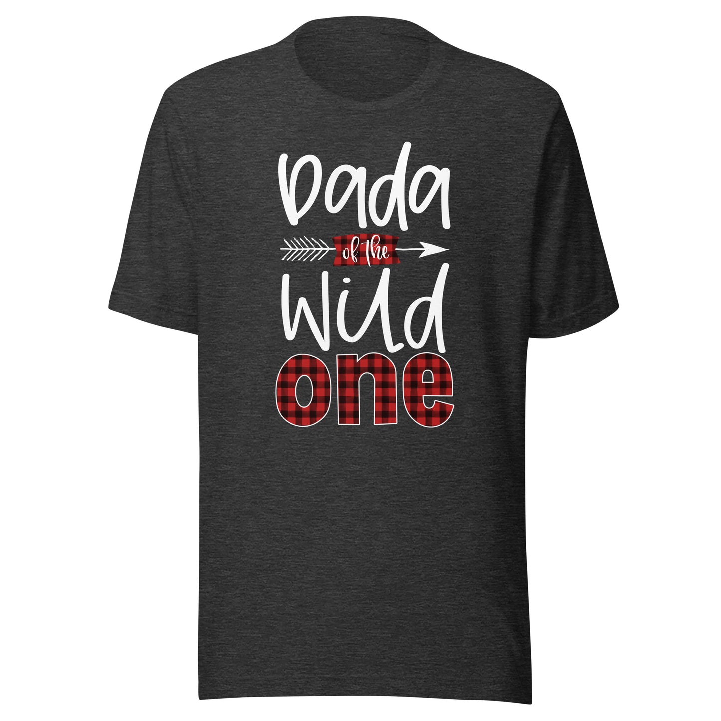 Dada of the Wild One Buffalo Plaid Lumberjack 1st Birthday T-Shirt