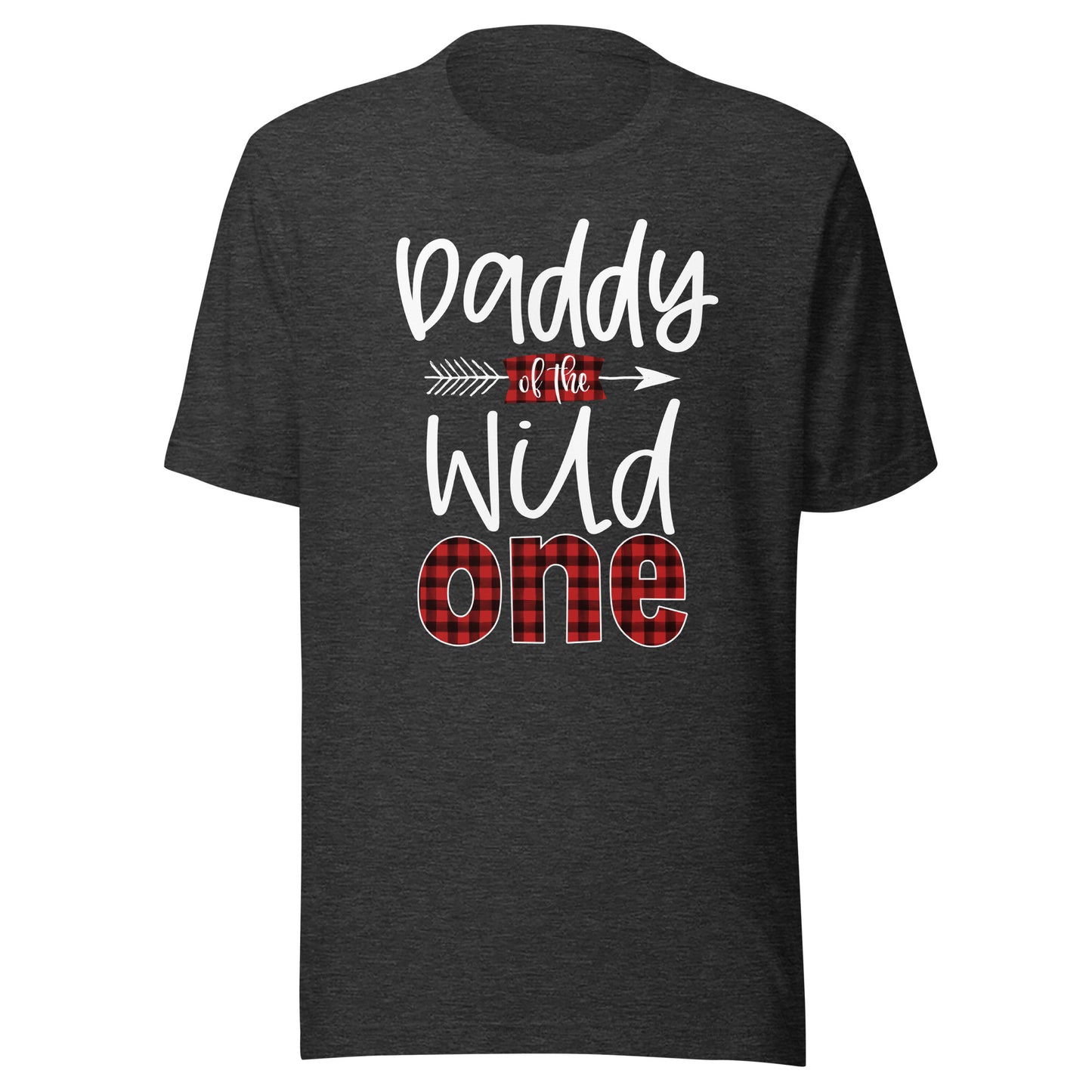 Daddy of the Wild One Buffalo Plaid Lumberjack 1st Birthday T-Shirt
