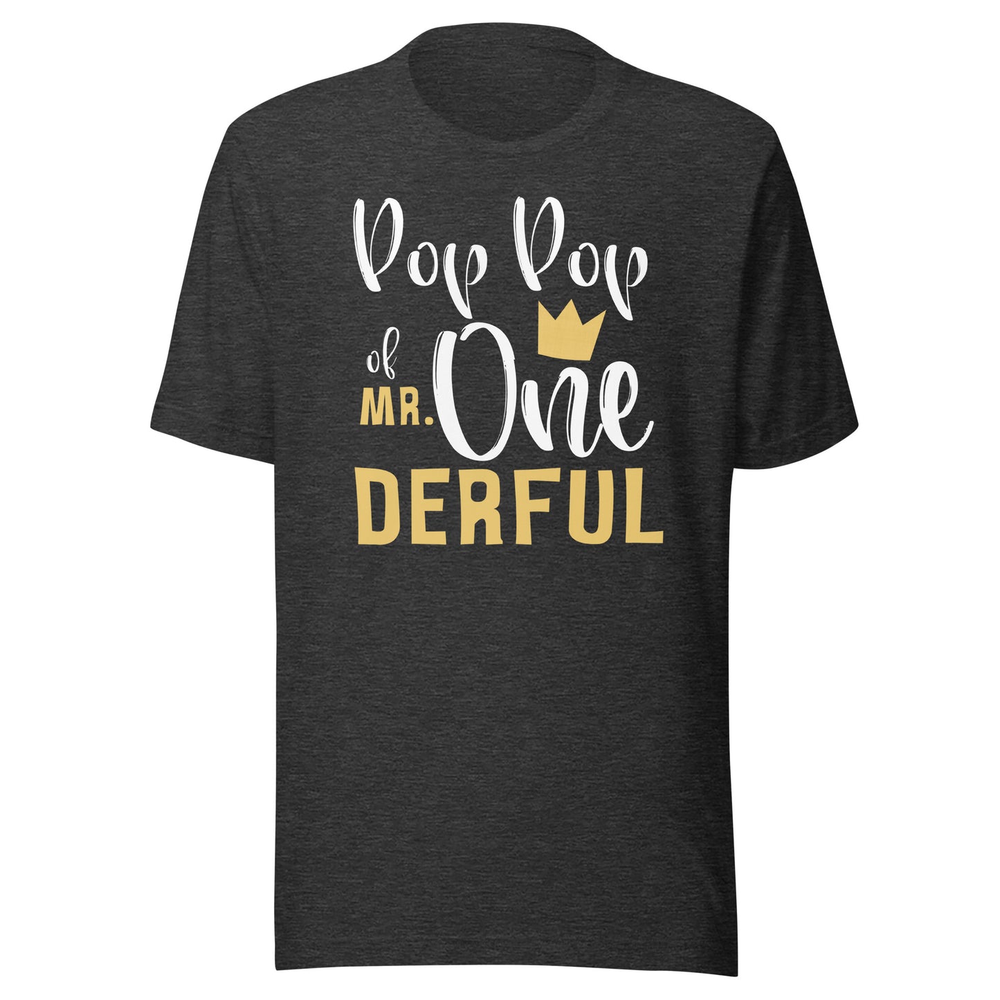 Pop Pop of Mr Onederful 1st Birthday First One-Derful Party T-Shirt