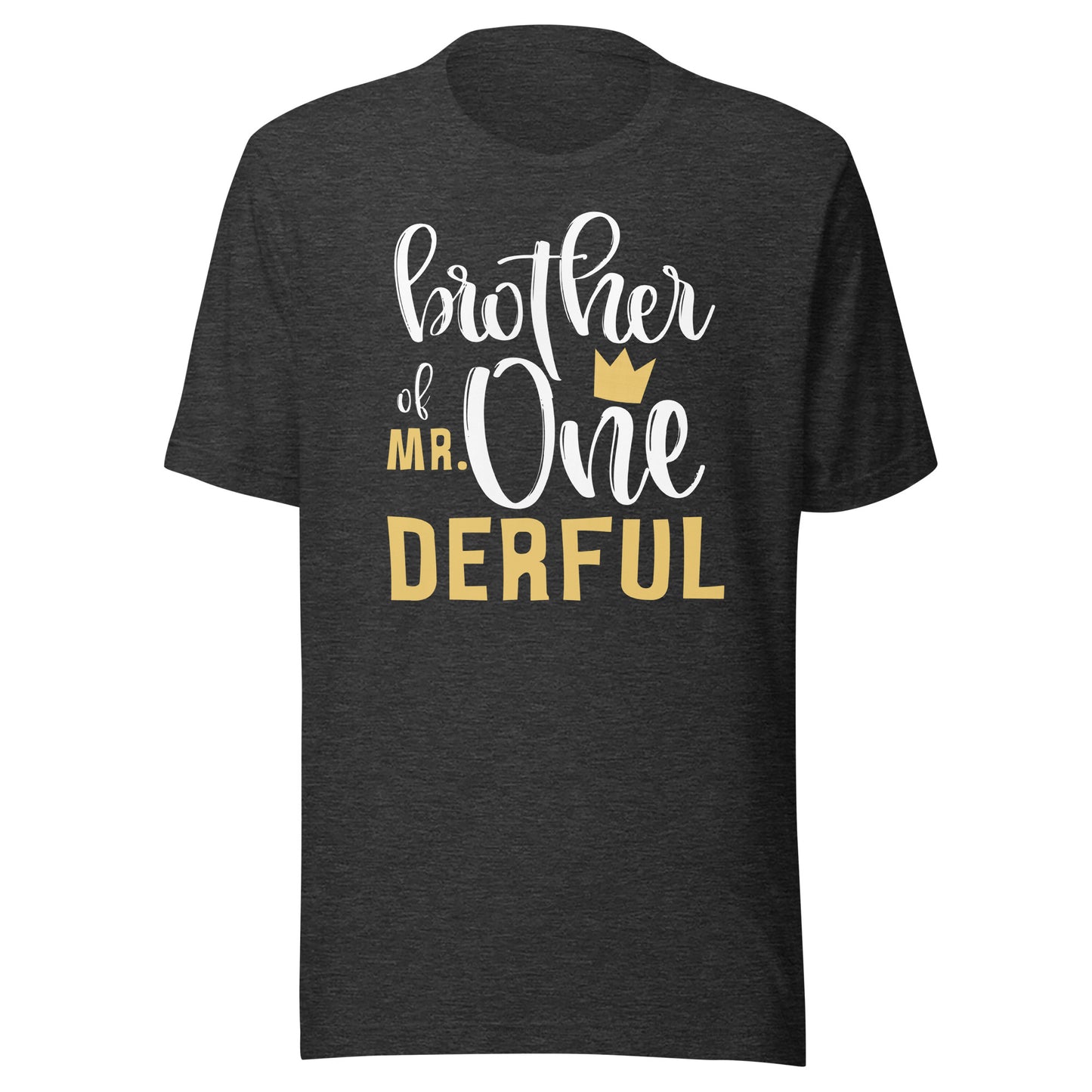 Brother of Mr Onederful 1st Birthday One-Derful Matching T-Shirt