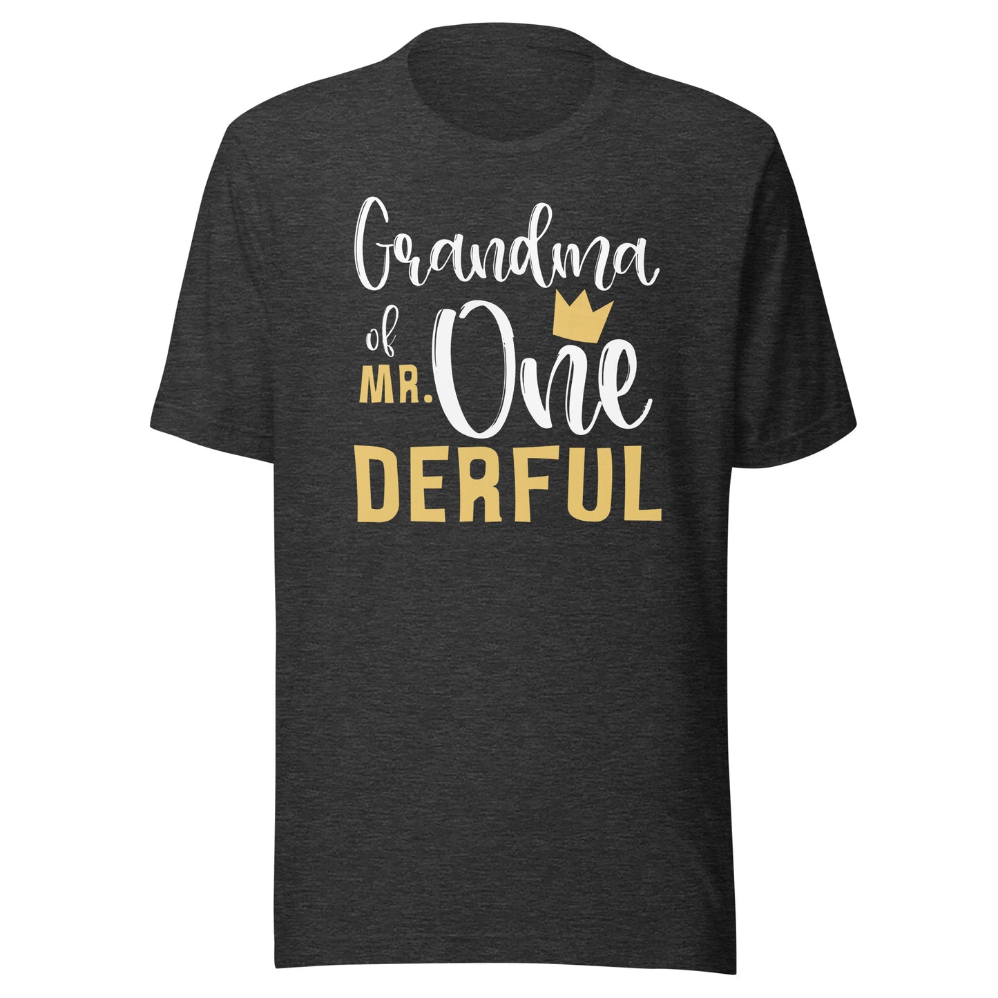 Grandma of Mr Onederful 1st Birthday First One-Derful Party T-Shirt