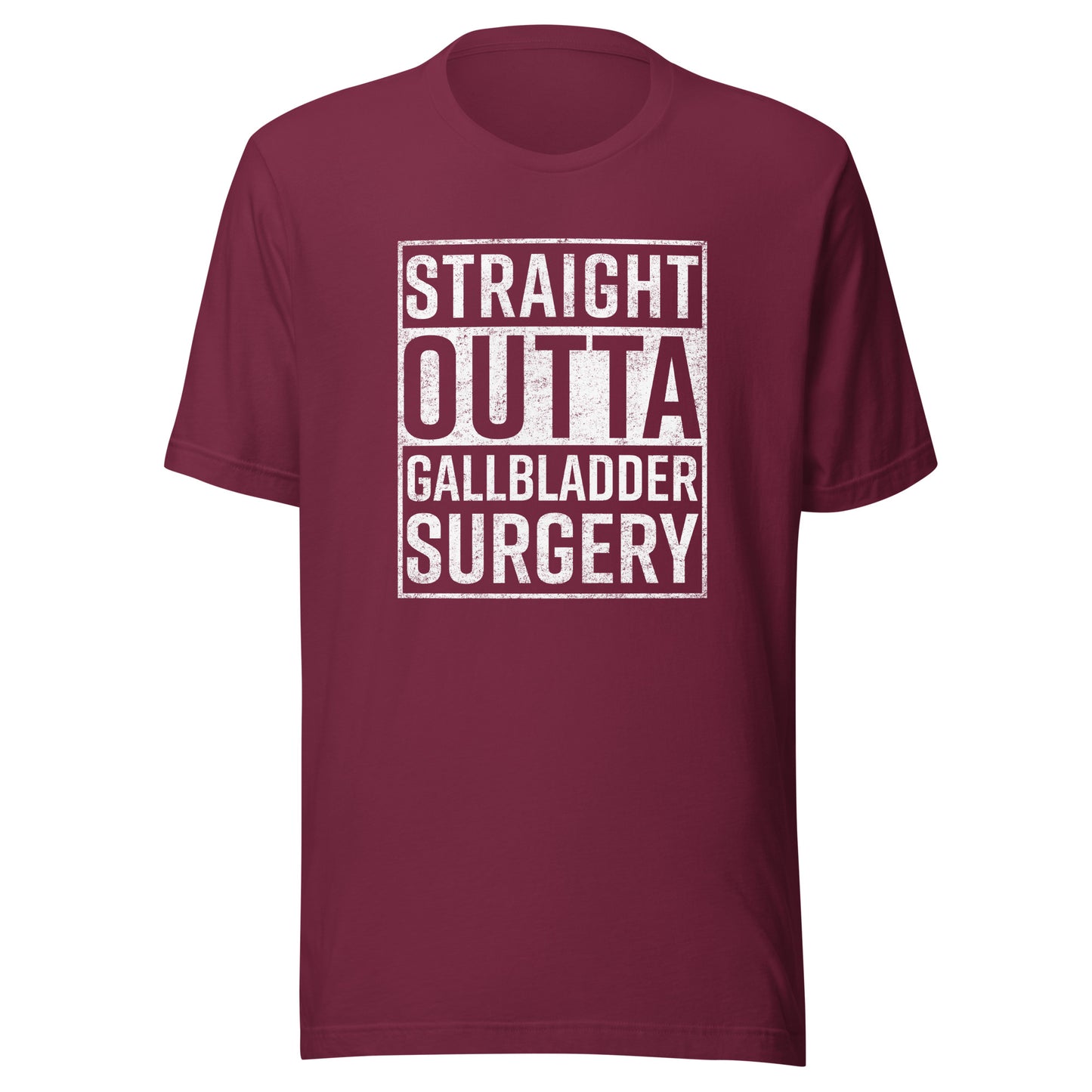 Straight Outta Gallbladder Surgery Shirt Funny Get Well Gift T-Shirt
