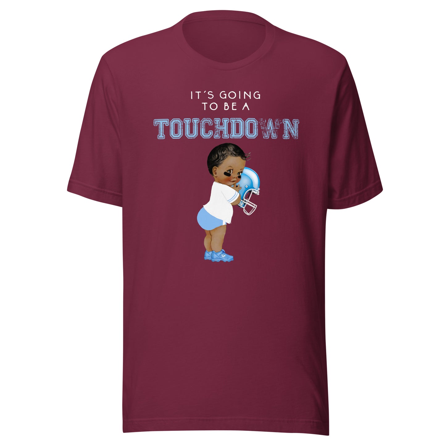 Its A Boy Gender Reveal Shirt Touchdown Tutu Baby Shower Tee T-Shirt