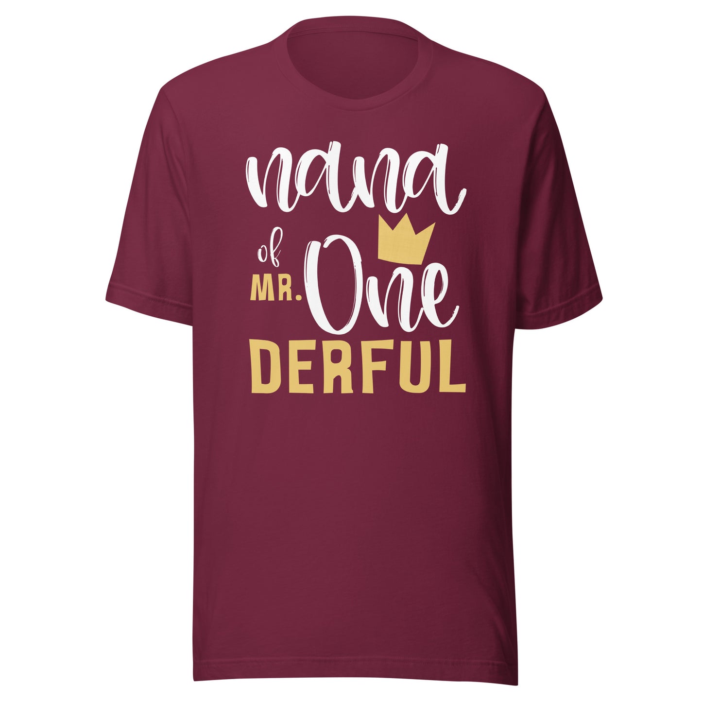 Nana of Mr Onederful 1st Birthday First One-Derful Matching T-Shirt