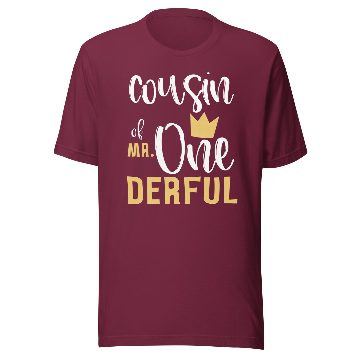 Cousin of Mr Onederful 1st Birthday 1 One-Derful Matching T-Shirt