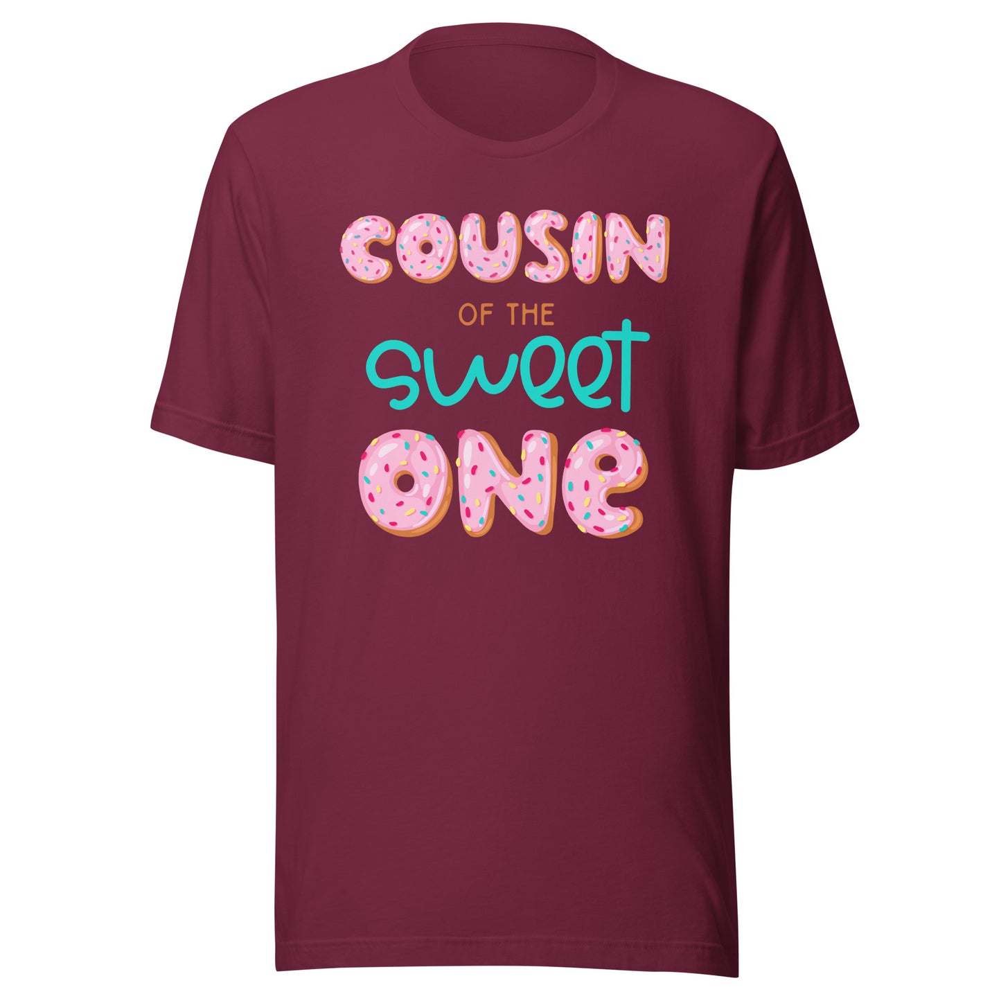 Cousin of The Sweet One First Birthday Matching Family Donut T-Shirt