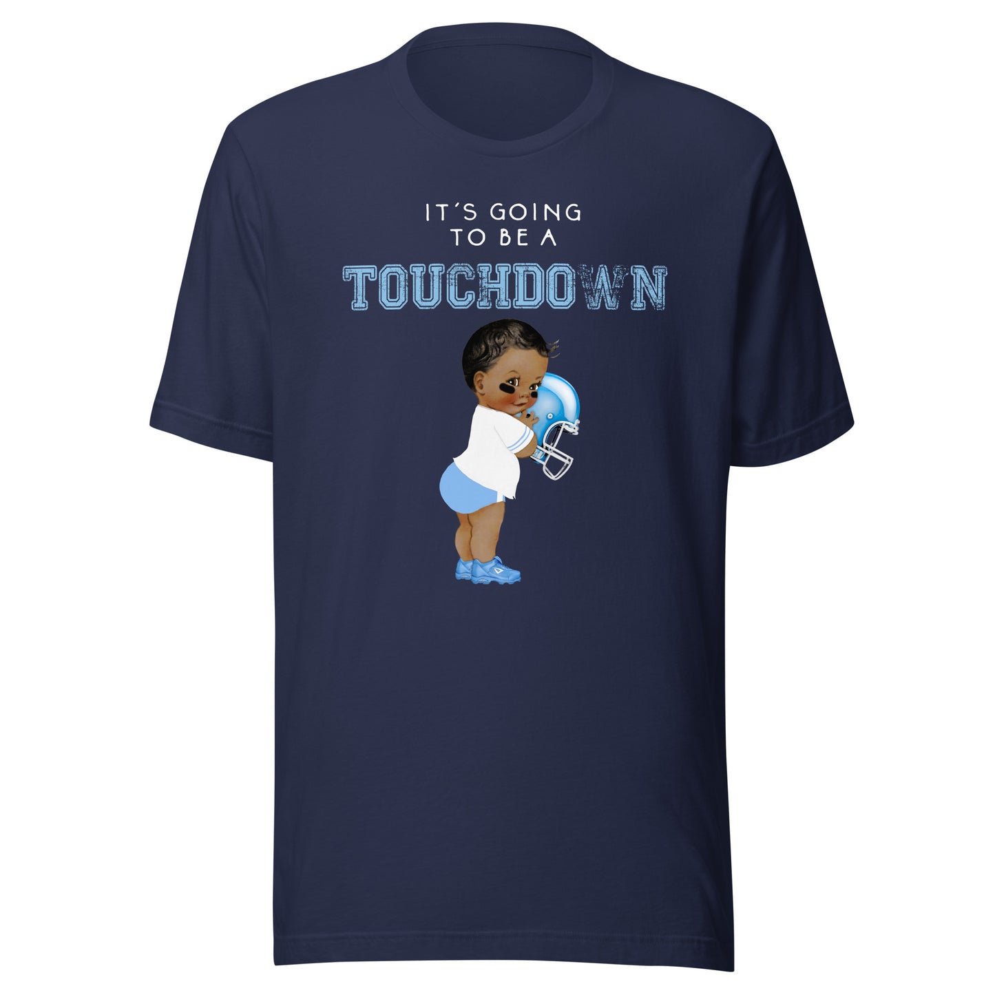 Its A Boy Gender Reveal Shirt Touchdown Tutu Baby Shower Tee T-Shirt