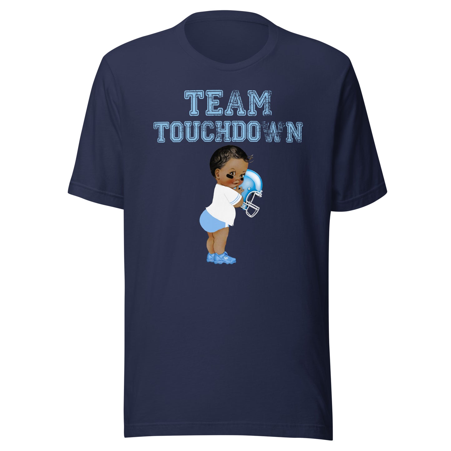 Team Touchdown Boy Shirt Gender Reveal Baby Shower Tutu Gift T-Shirt