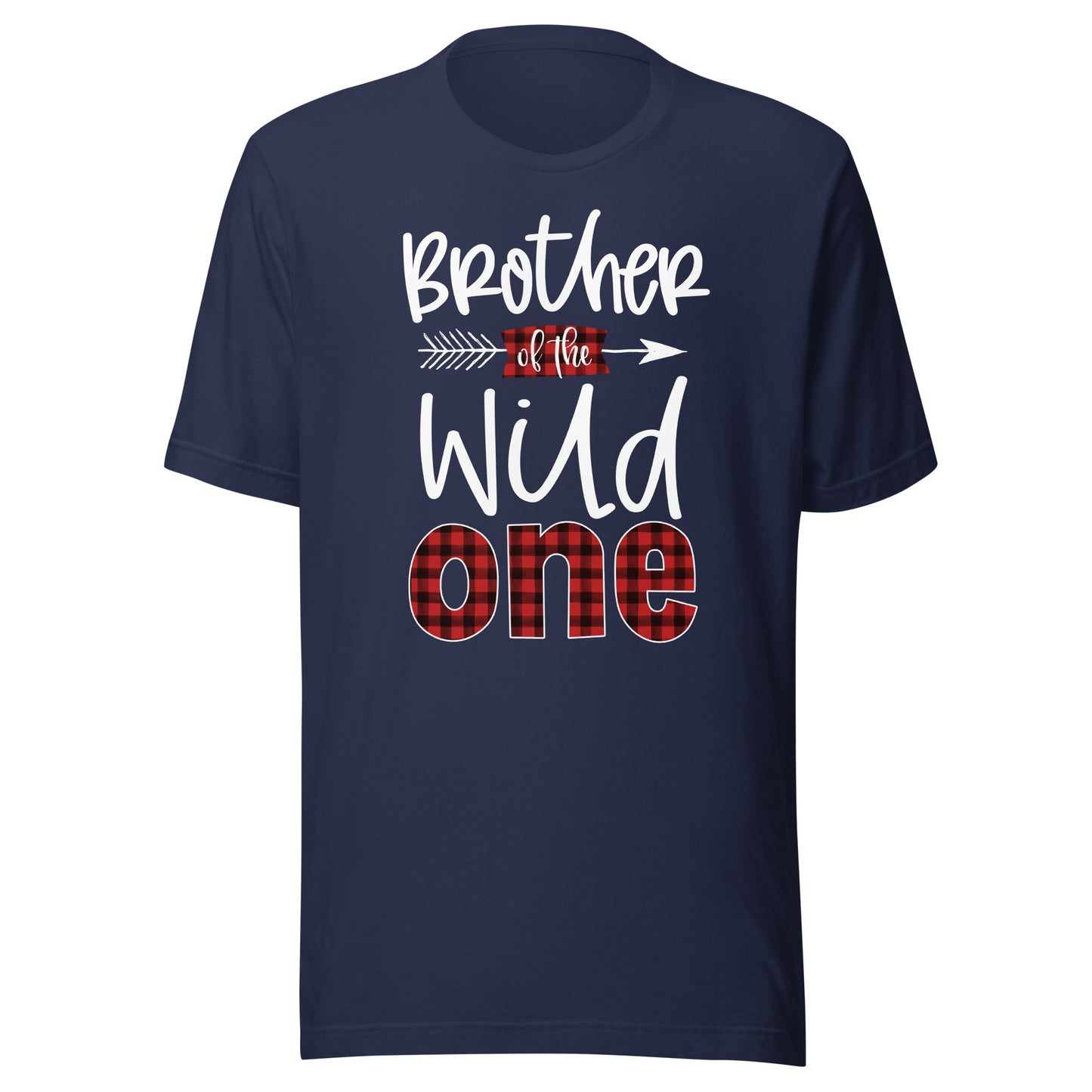 Brother of the Wild One Shirt Plaid Lumberjack 1st Birthday T-Shirt