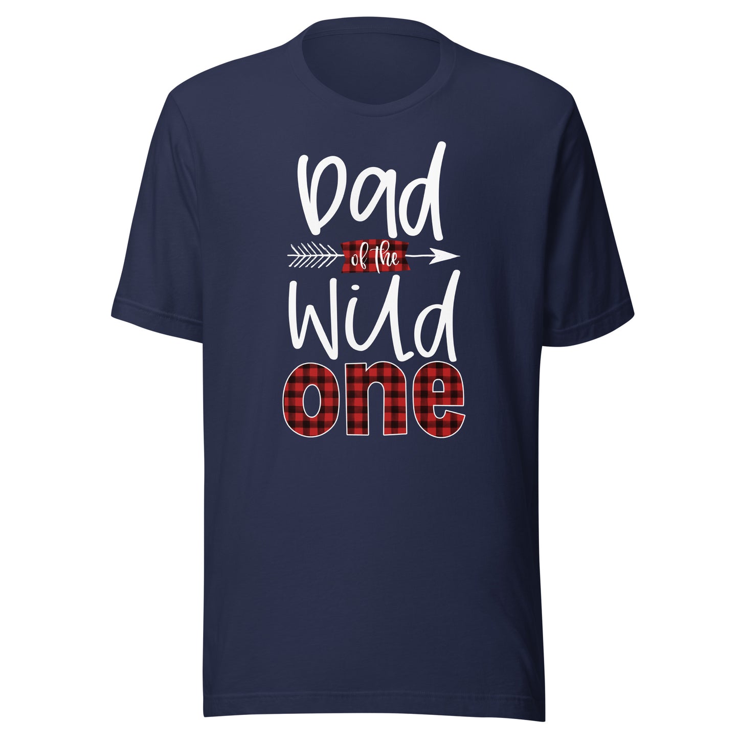 Dad of the Wild One Shirt Plaid Lumberjack 1st Birthday Tee T-Shirt