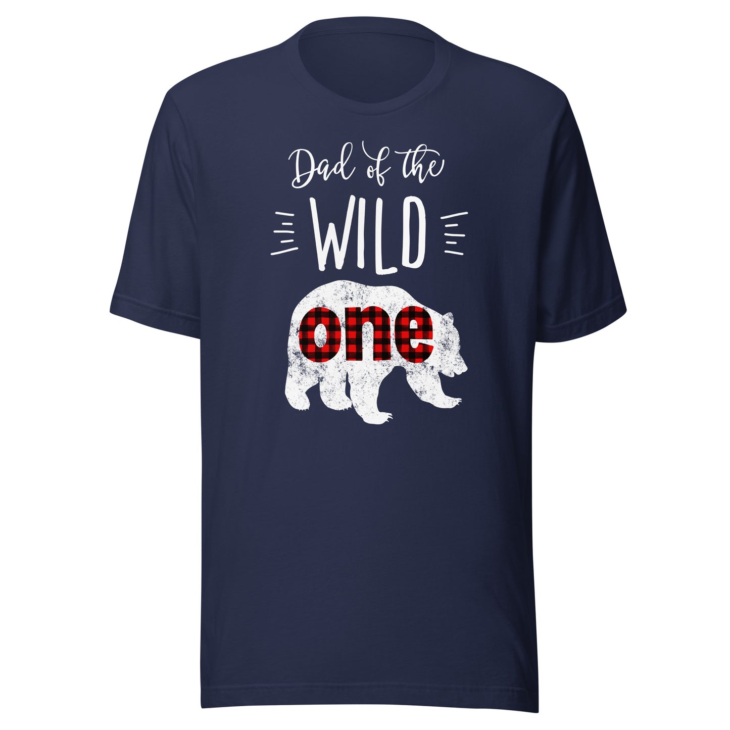 Dad of the Wild One Shirt Bear Lumberjack 1st Birthday Tee T-Shirt