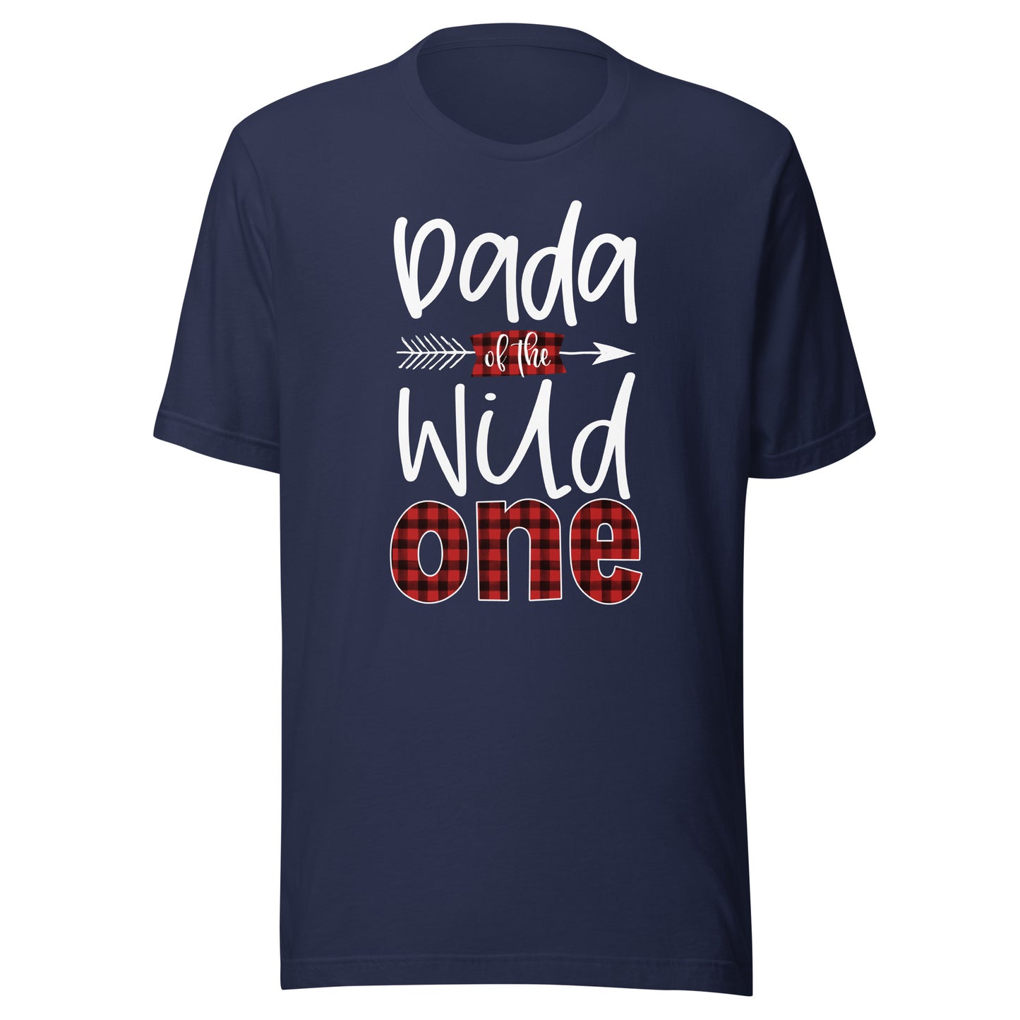 Dada of the Wild One Buffalo Plaid Lumberjack 1st Birthday T-Shirt