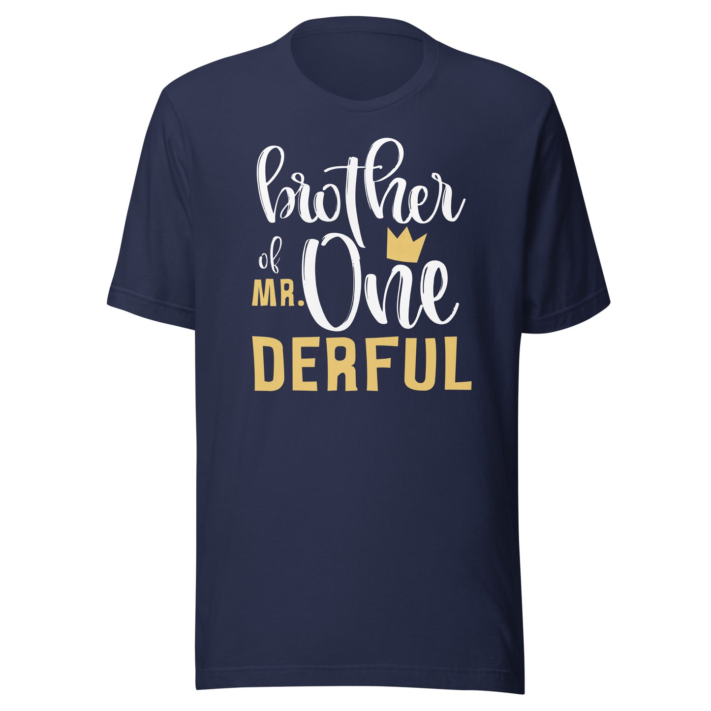 Brother of Mr Onederful 1st Birthday One-Derful Matching T-Shirt