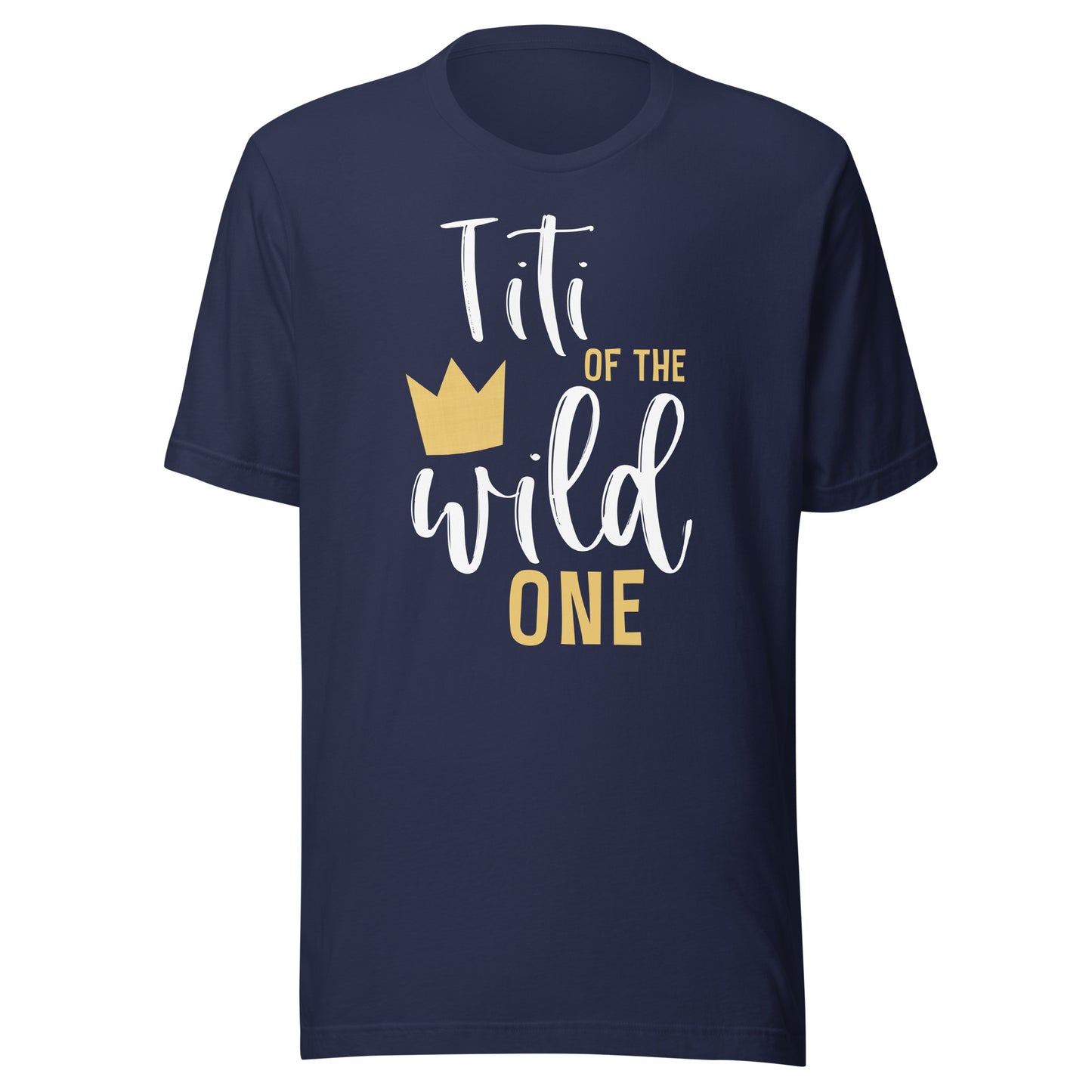 Titi of the Wild One 1st Birthday First Thing Matching Aunt T-Shirt