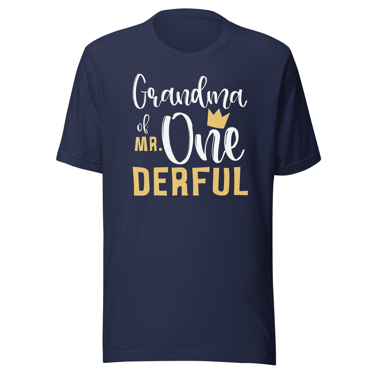 Grandma of Mr Onederful 1st Birthday First One-Derful Party T-Shirt