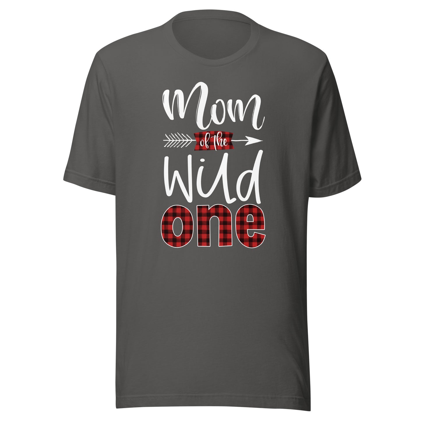 Mom of the Wild One Shirt Plaid Lumberjack 1st Birthday Tee T-Shirt