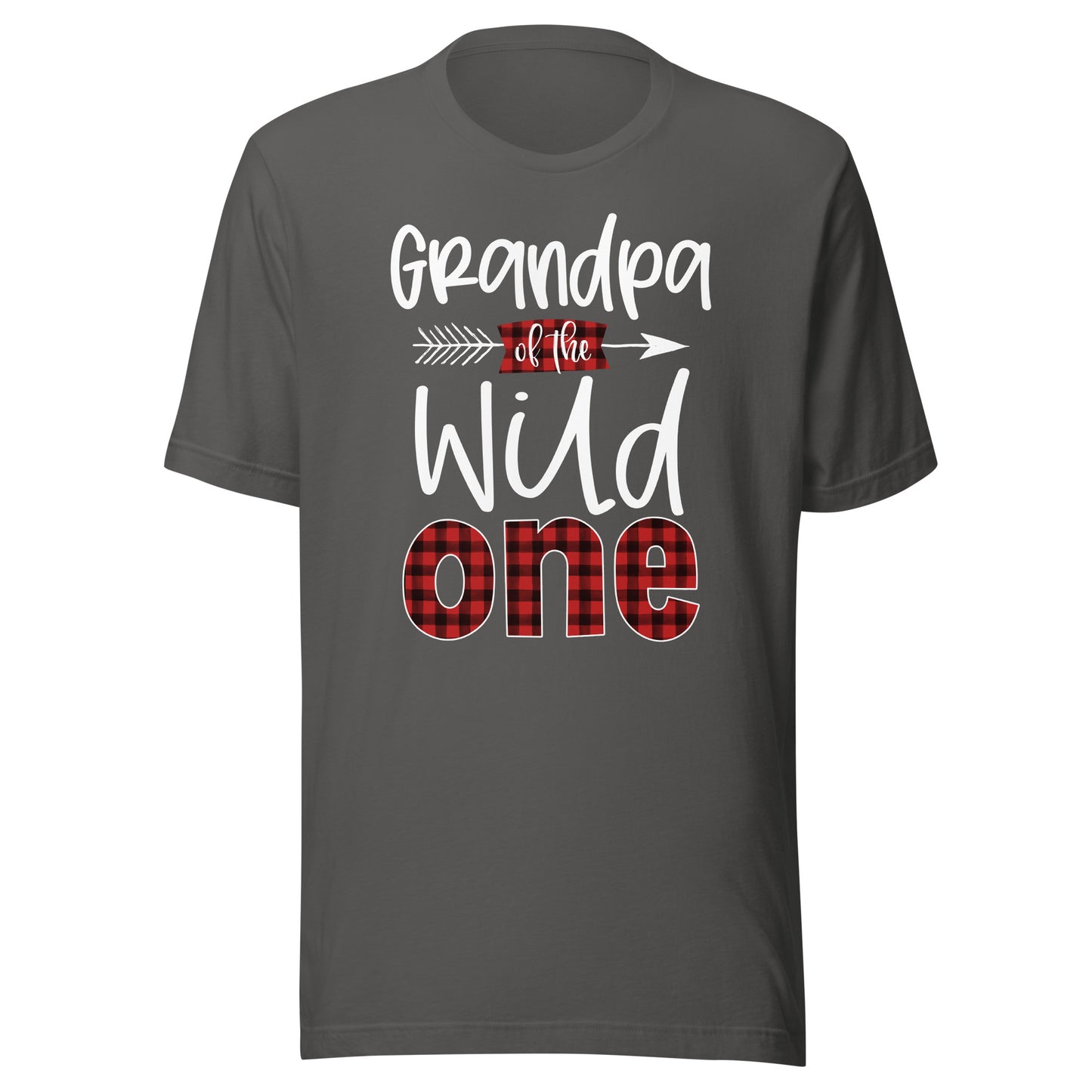 Grandpa of the Wild One Shirt Plaid Lumberjack 1st Birthday T-Shirt