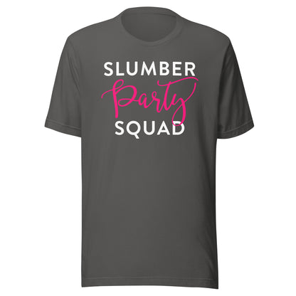 Slumber Party Squad Shirt Sleepover Crew for Girl Teen Women T-Shirt